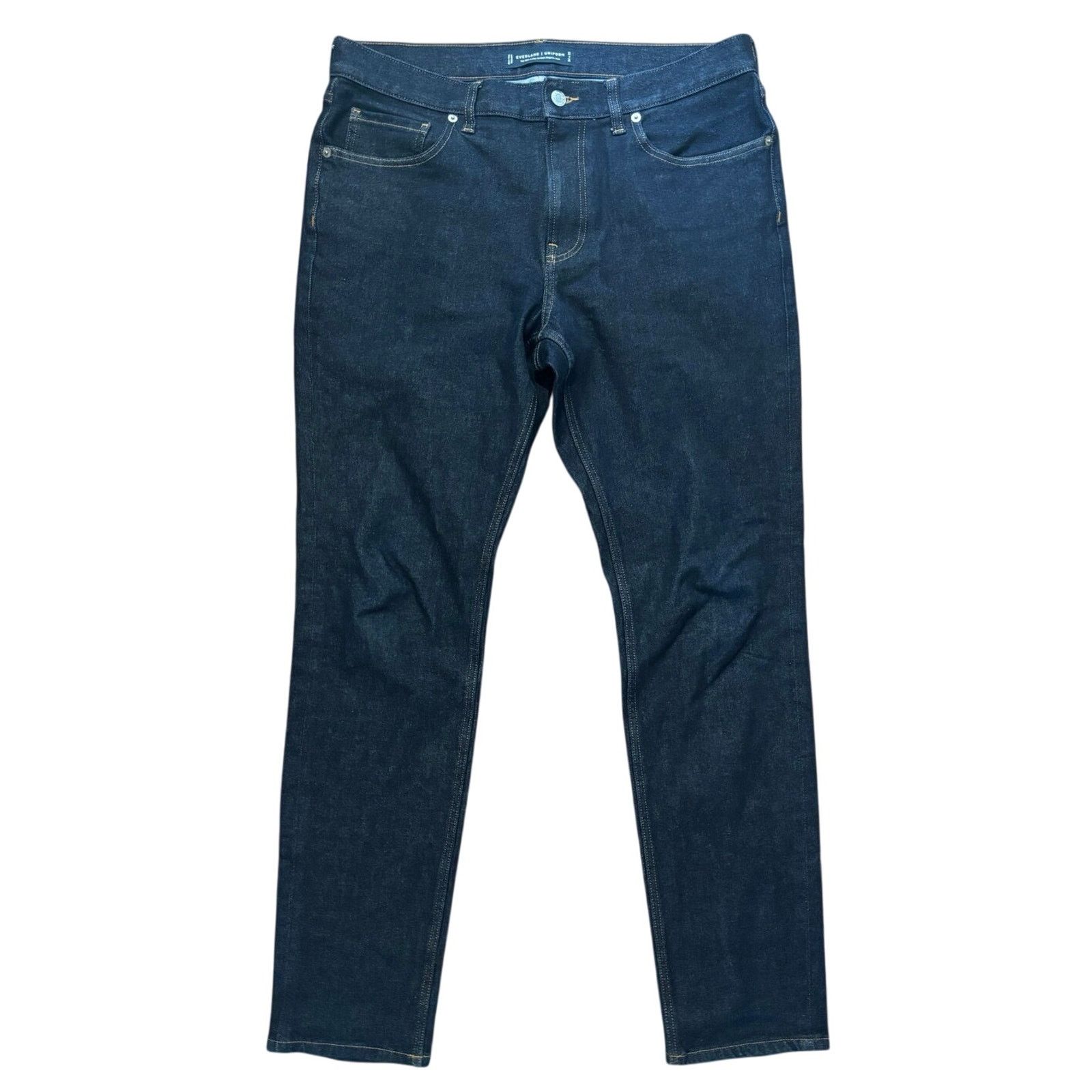 Everlane NWOT Everlane Slim 4-Way Stretch Organic Jean Uniform 34x32 Size US 34 / EU 50 - 3 Thumbnail