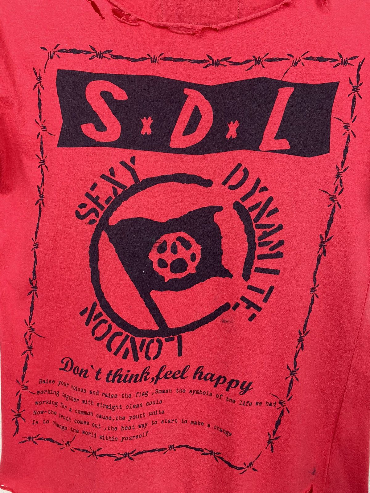 Seditionaries 💥RARE💥 Sexy Dynamite London “Anarchy” Punk Ripped Tshirt Size US XS / EU 42 / 0 - 3 Thumbnail