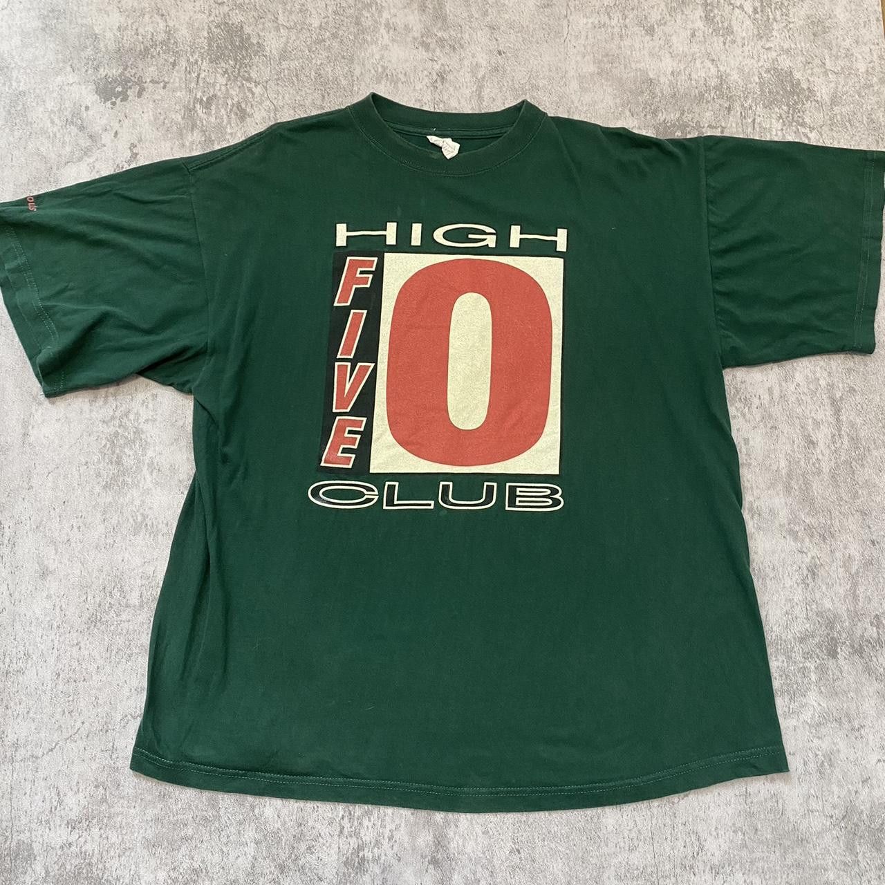 Other High Five Club Gym Workout green graphic tee Boxy Size US XL / EU 56 / 4 - 1 Thumbnail