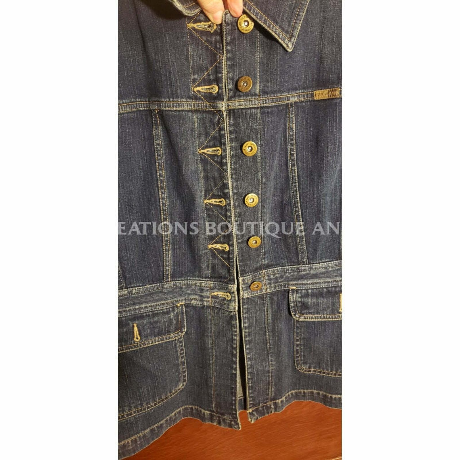Liz Claiborne Liz Claiborne Ladies Jean Jacket Jean coat Sm petite Size S / US 4 / IT 40 - 8 Thumbnail