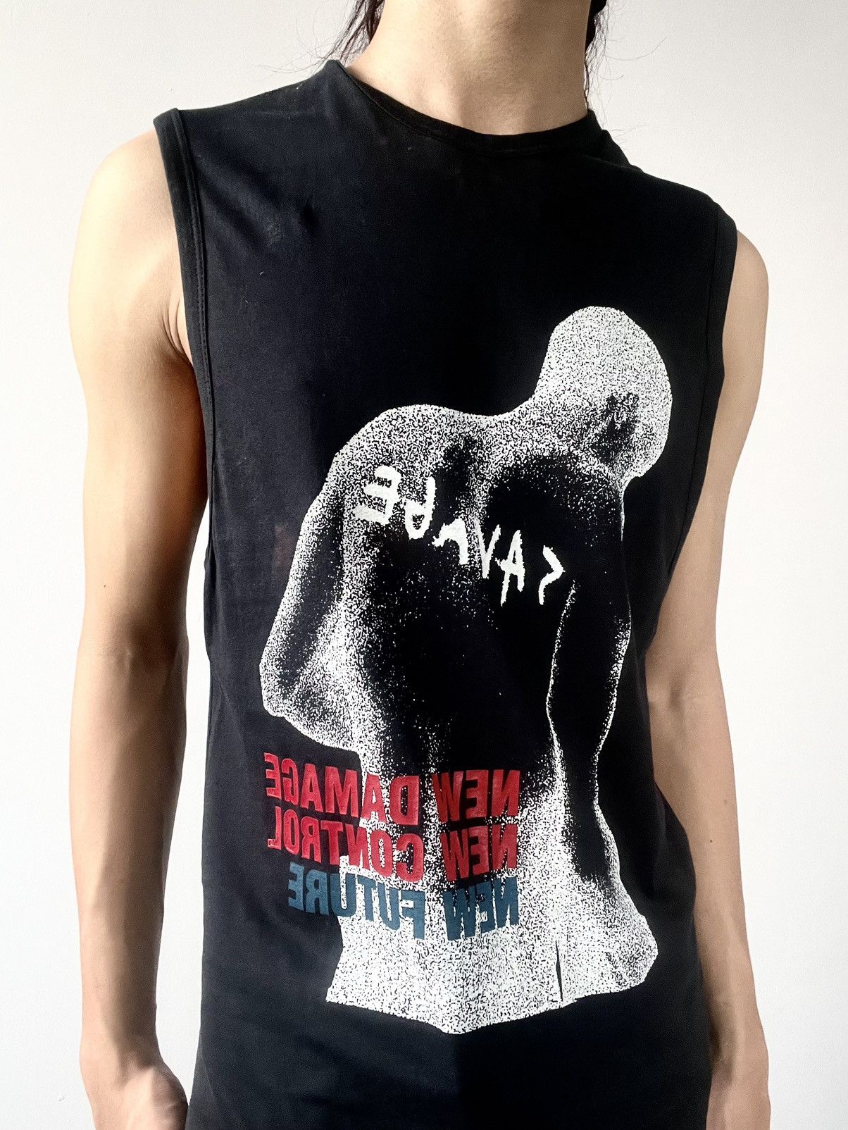 Raf by Raf Simons 2006 Raf Simons 'SAVAGE' Tank Top Size US M / EU 48-50 / 2 - 4 Thumbnail