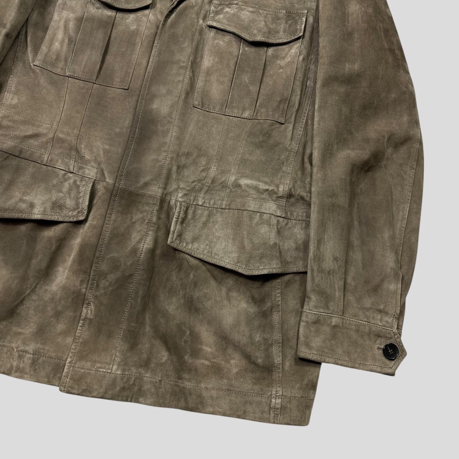 Gucci Gucci Tom Ford FW03 Suede Leather Western Military Jacket L Size US L / EU 52-54 / 3 - 8 Thumbnail