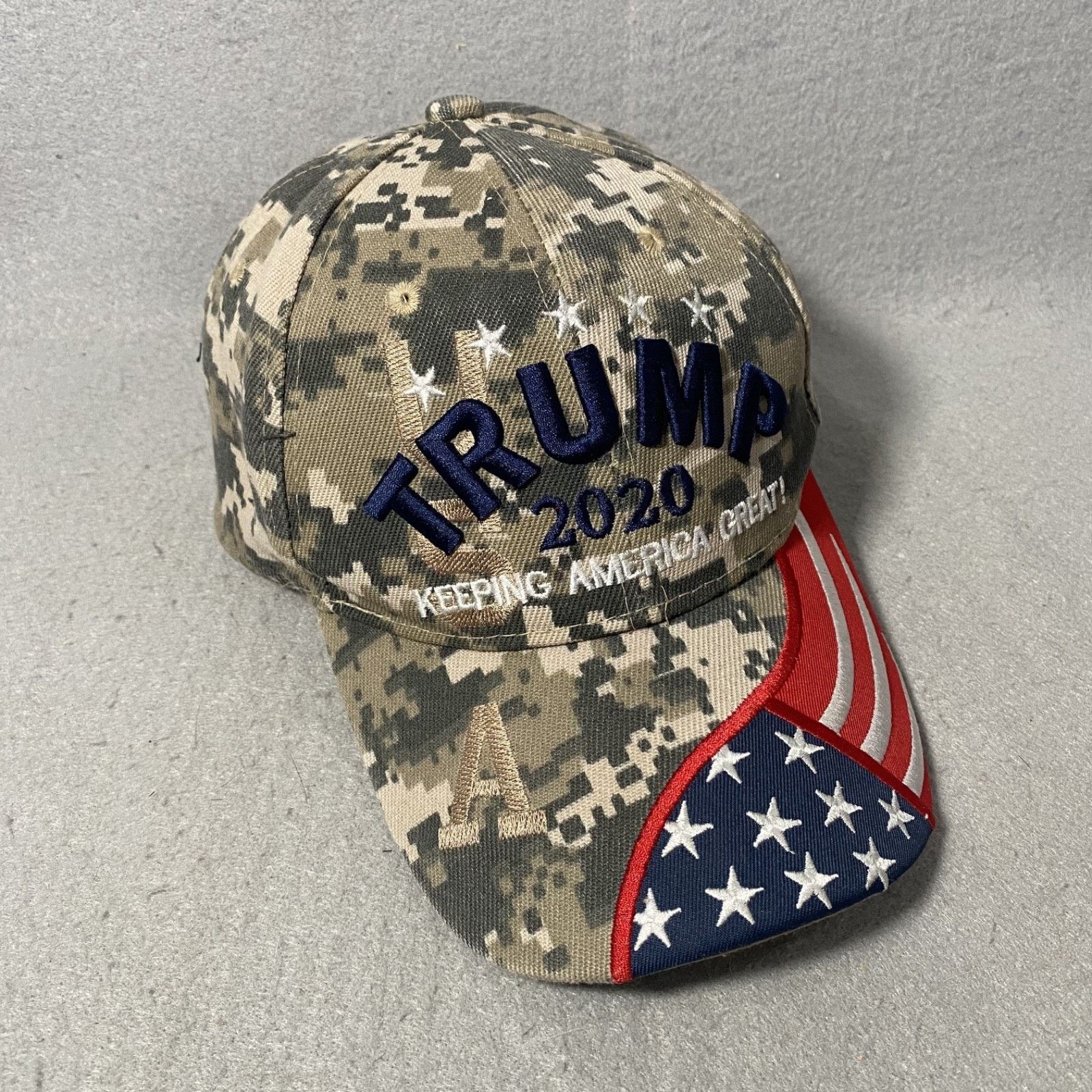Other Donald Trump 2020 Maga Hat Cap Camo Camouflage USA Flag Size ONE SIZE - 1 Thumbnail