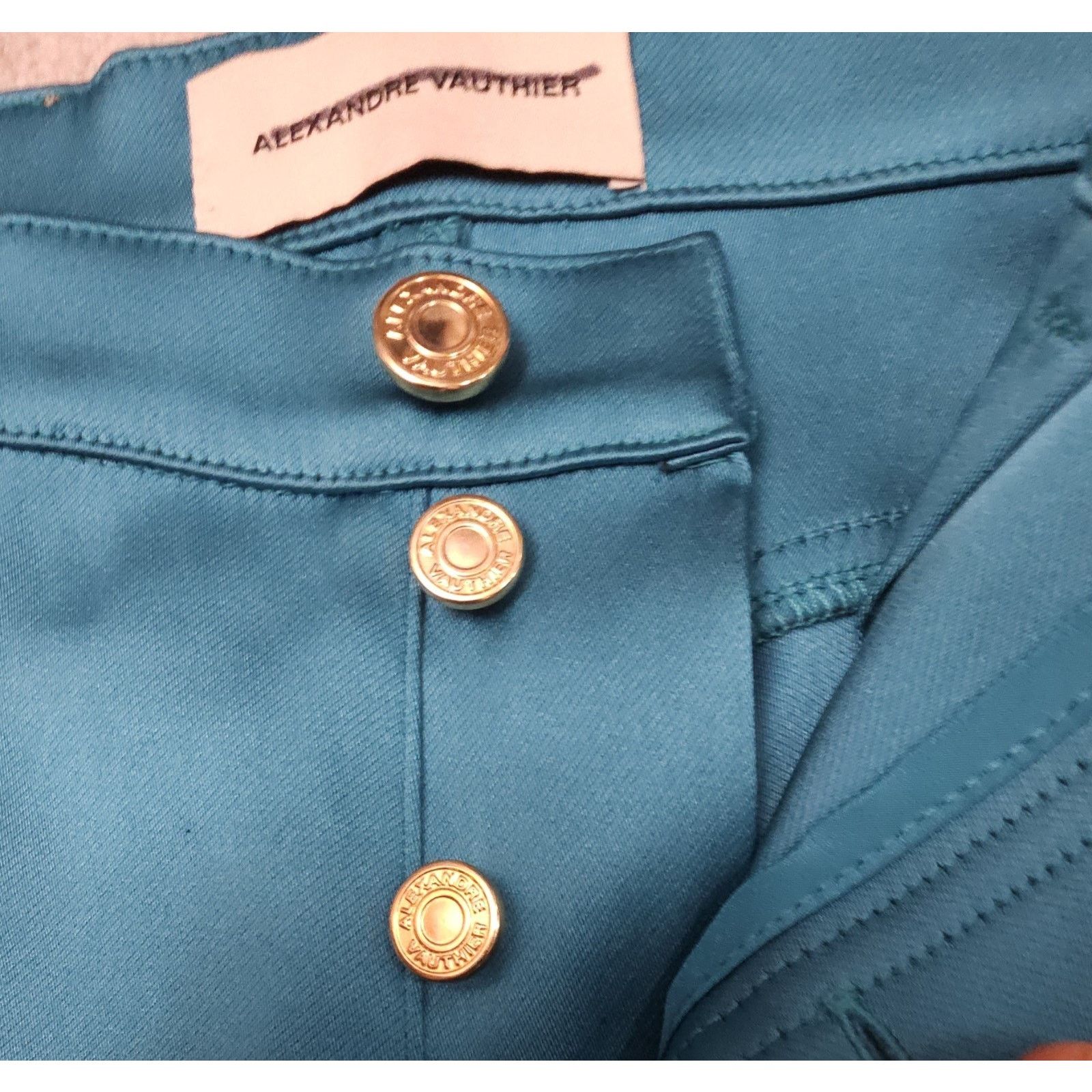 Alexandre Vauthier Alexandre Vauthier High Waisted Luxury Skinny Ankle Zip 28 Size 28" / US 6 / IT 42 - 6 Thumbnail