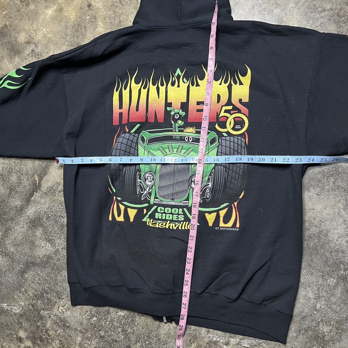 Vintage y2k custom car garage flame sleeve hoodie Size US XL / EU 56 / 4 - 5 Thumbnail