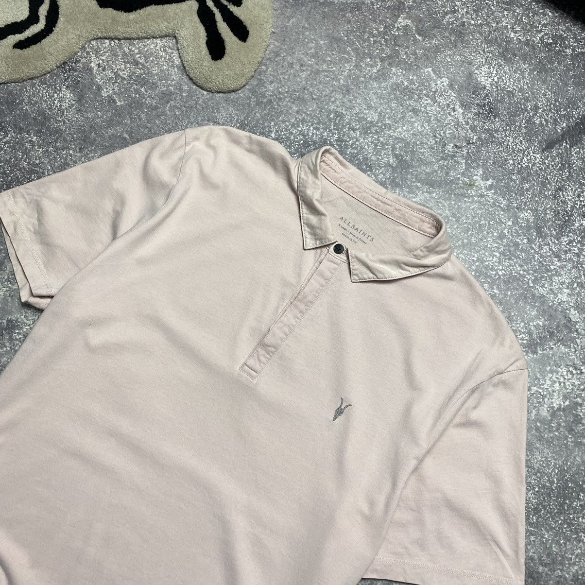 Allsaints Designer All Saints small basic logo y2k old money polo Size US XL / EU 56 / 4 - 2 Thumbnail