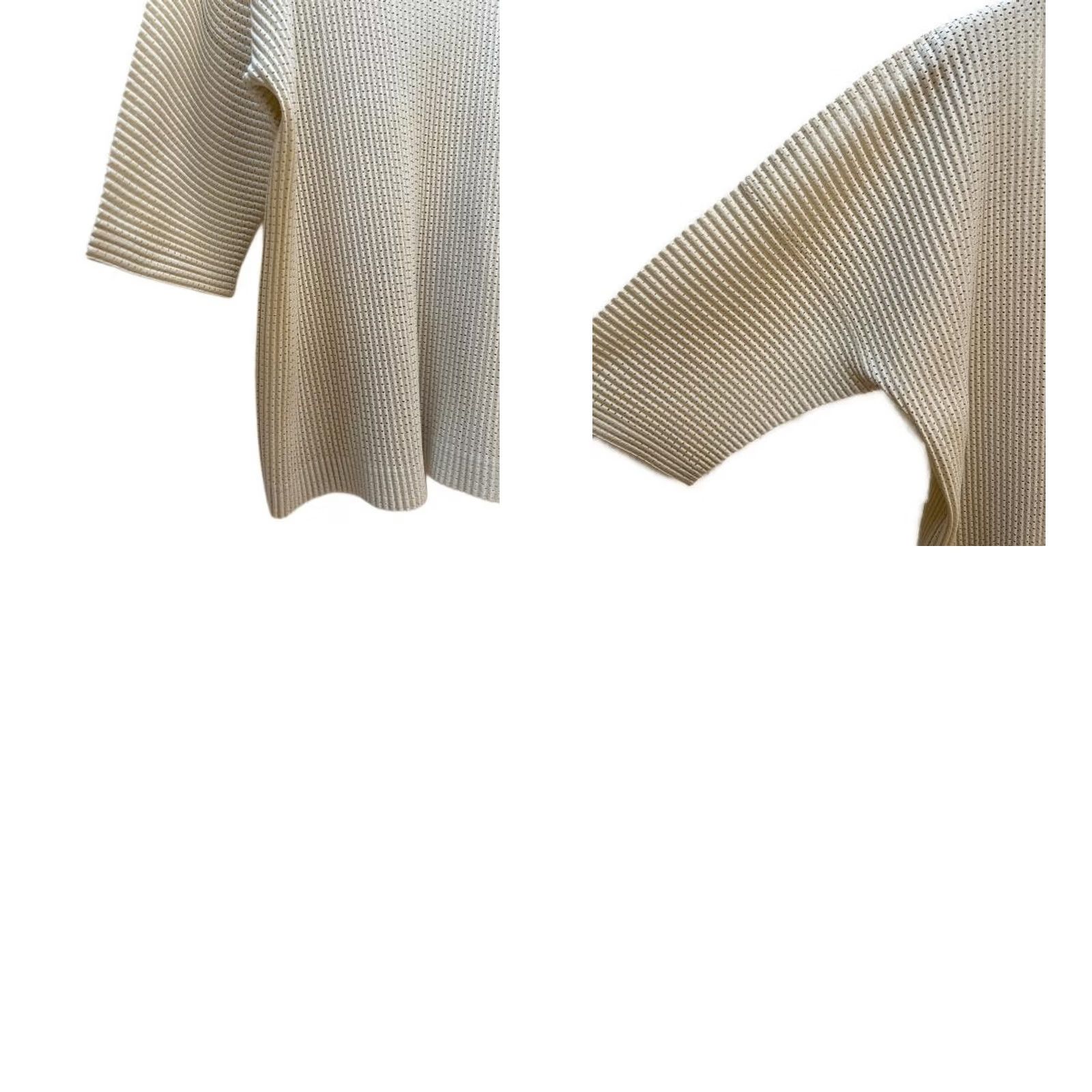 Issey Miyake ISSEY MIYAKE HOMME PLISSE T-SHIRT Long Sleeve Beige M Men Shirt Solid Top Size US M / EU 48-50 / 2 - 8 Thumbnail