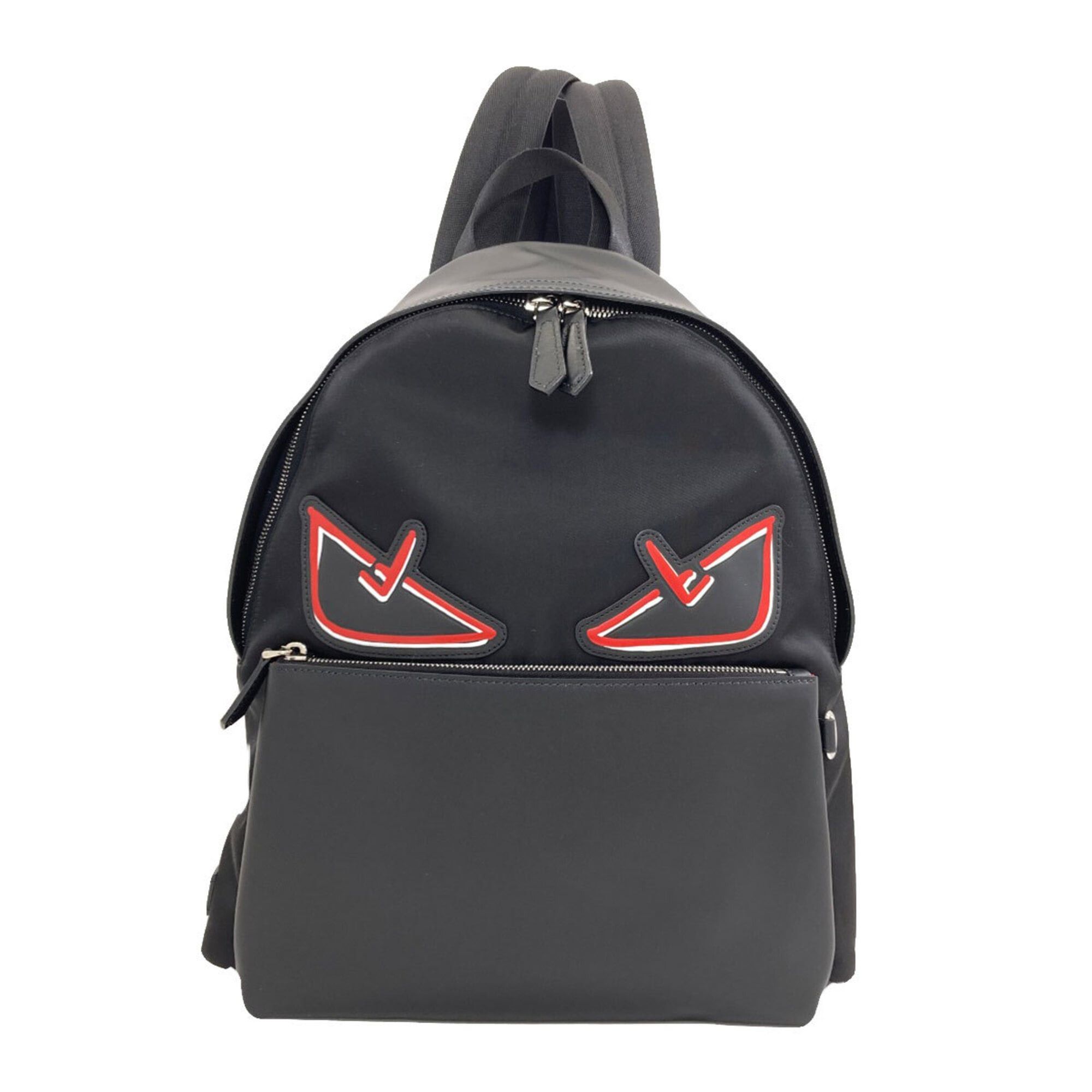 Fendi Fendi Bugs Monster Backpack/Daypack, Calfskin Leather, Women's Size ONE SIZE - 1 Thumbnail