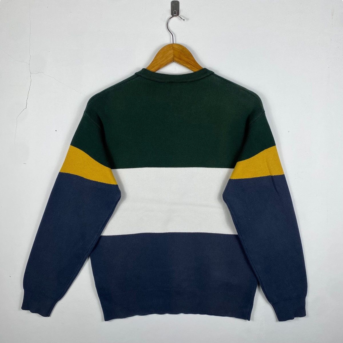 Lacoste LACOSTE 3 Tones Sweater Wool Blend Crewneck Sweatshirt Small Size US S / EU 44-46 / 1 - 5 Thumbnail