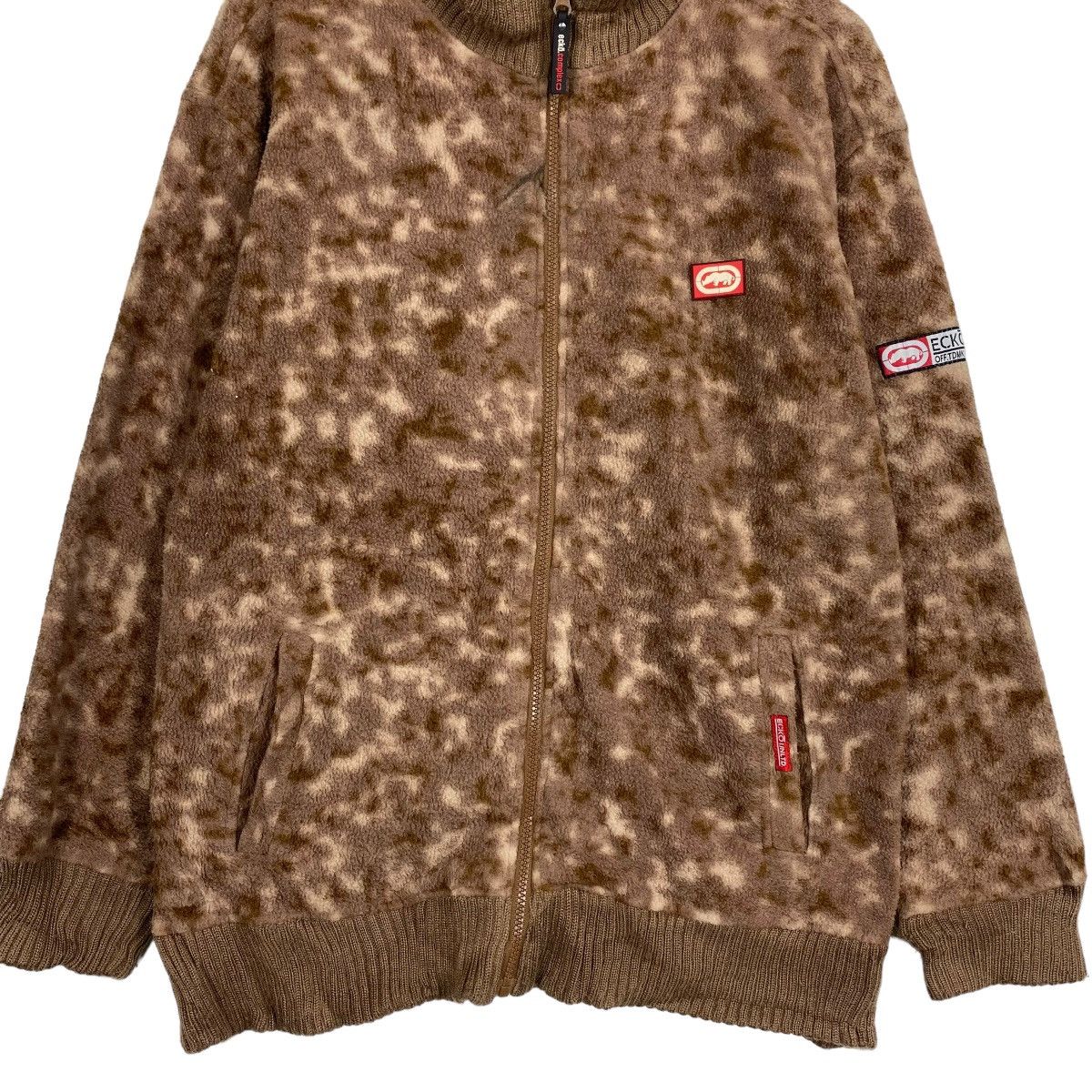 Ecko Unltd. Ecko Unltd Leopard Inspired Kapital Style Fullzip Fleece Size US M / EU 48-50 / 2 - 4 Thumbnail