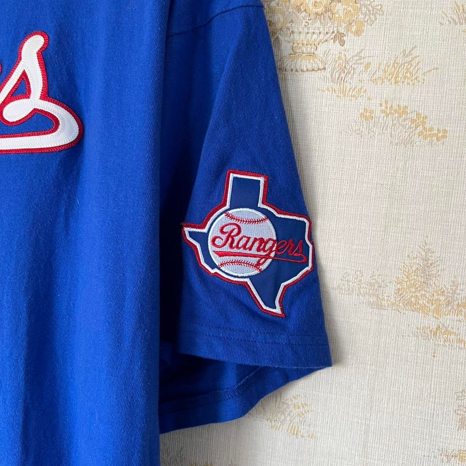 Nike Y2K Nike Texas Rangers Ringer Tee | Embroidered | Size XL Size US XL / EU 56 / 4 - 5 Thumbnail