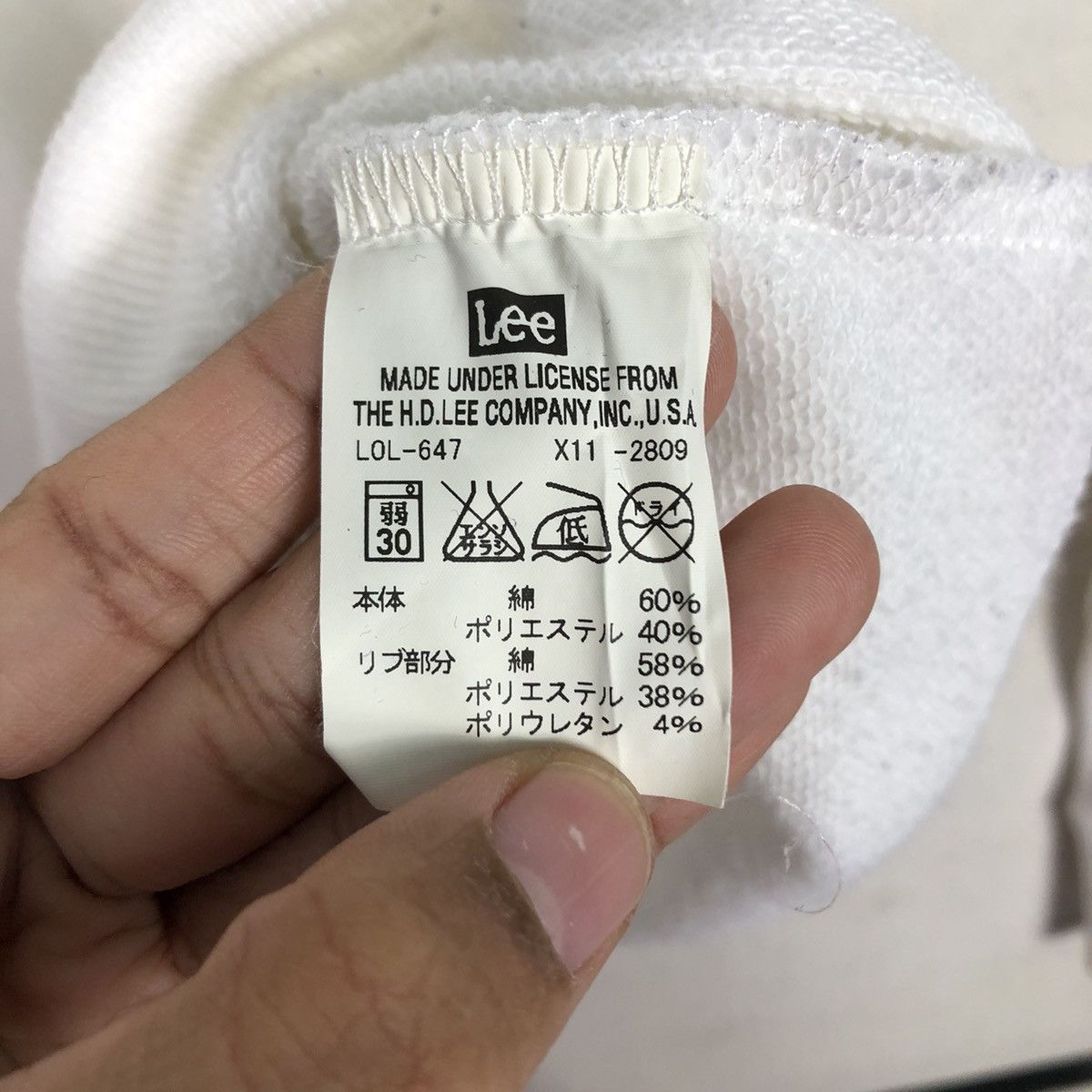 Japanese Brand 📌Vintage Sweatshirt Crewneck Lee Union Made Big Logo Size US L / EU 52-54 / 3 - 15 Thumbnail