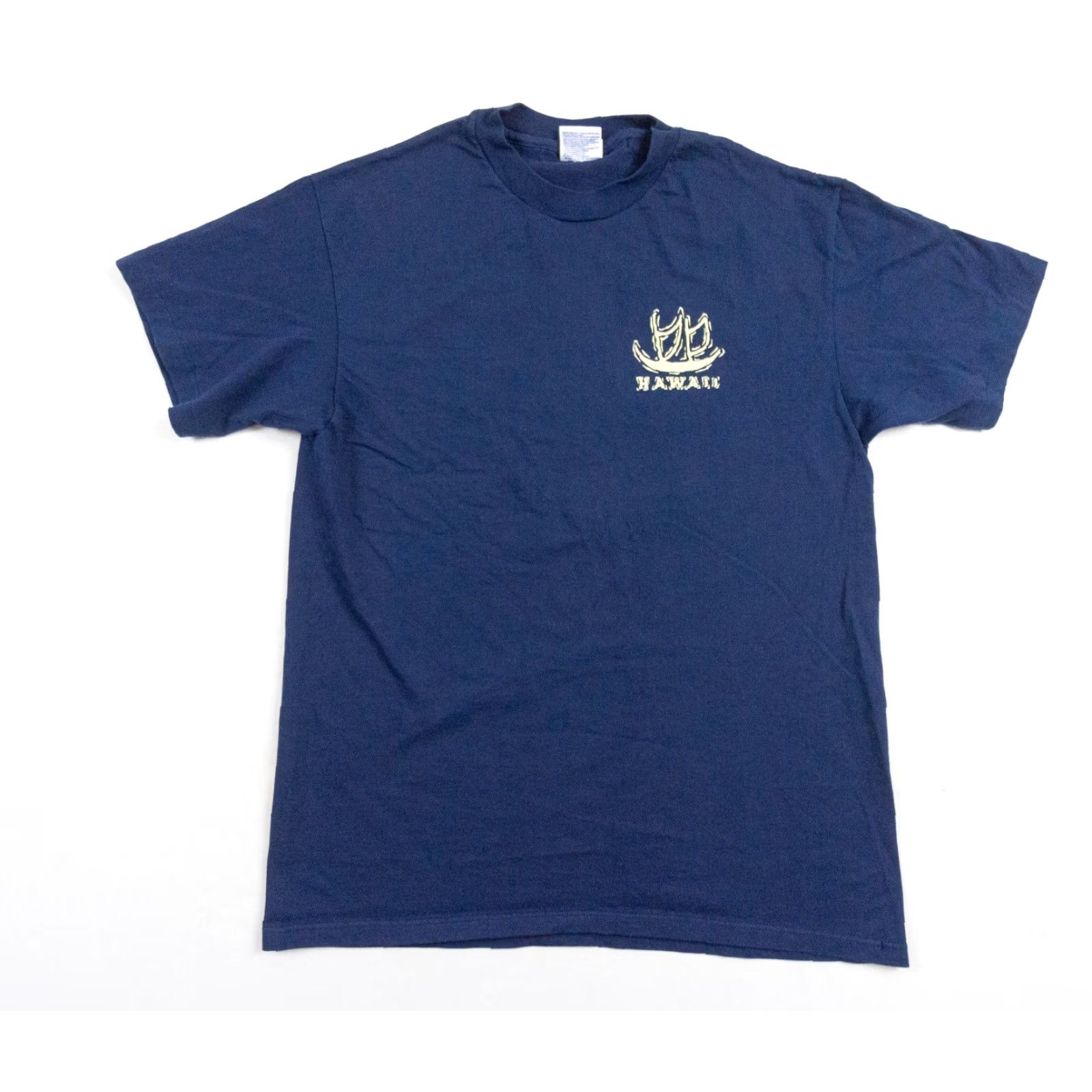 Hanes VINTAGE Hanes Hawaii Shirt Mens Large Blue 90s T-Shirt Crew Neck Short Sleeve Turtle Dolphin Logo 90s Mens Large Blue Hawaii Vintage Size US L / EU 52-54 / 3 - 3 Thumbnail