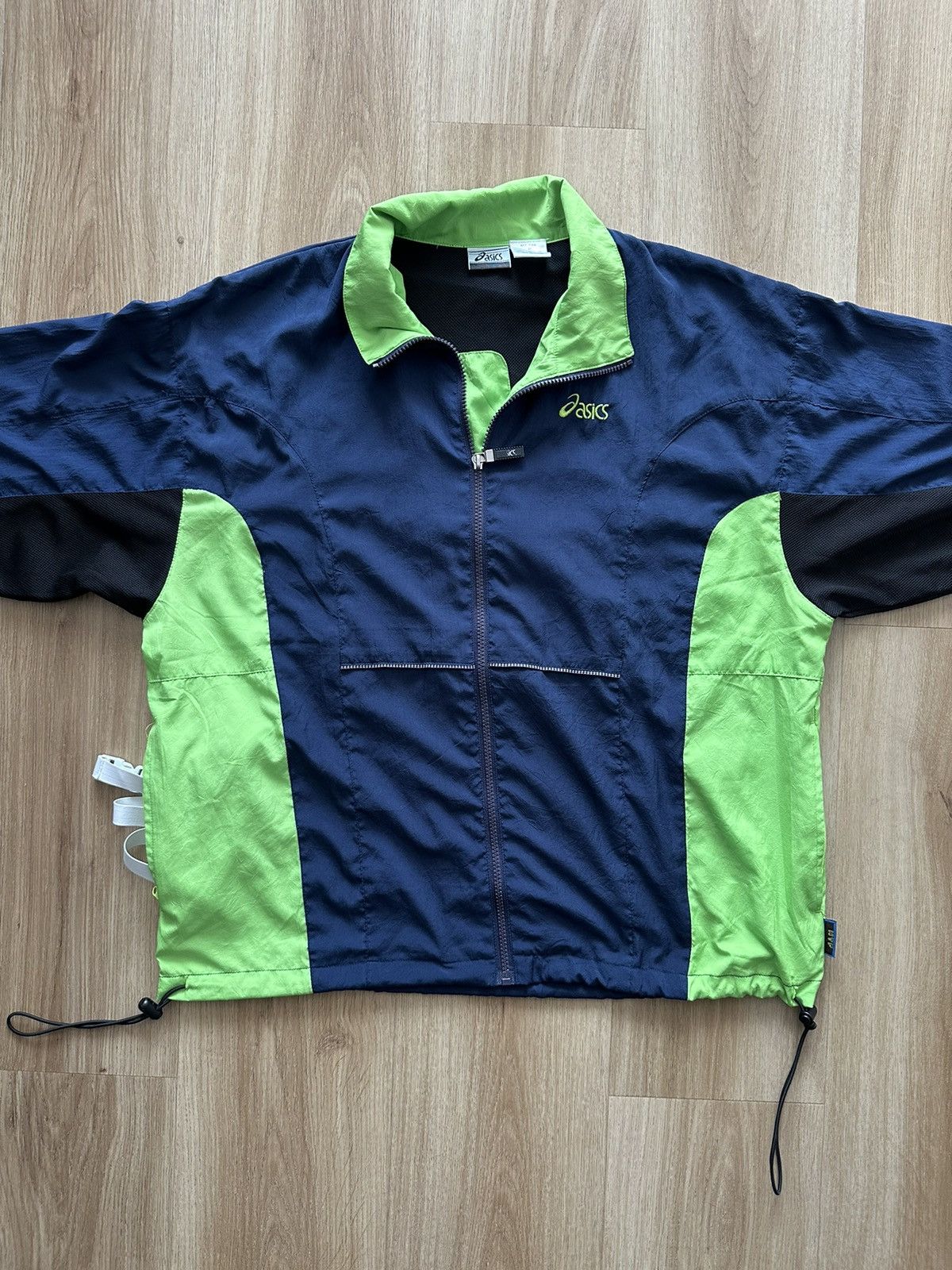Asics 90’s ASICS vintage windbreaker HTF blue packable Size US M / EU 48-50 / 2 - 9 Thumbnail