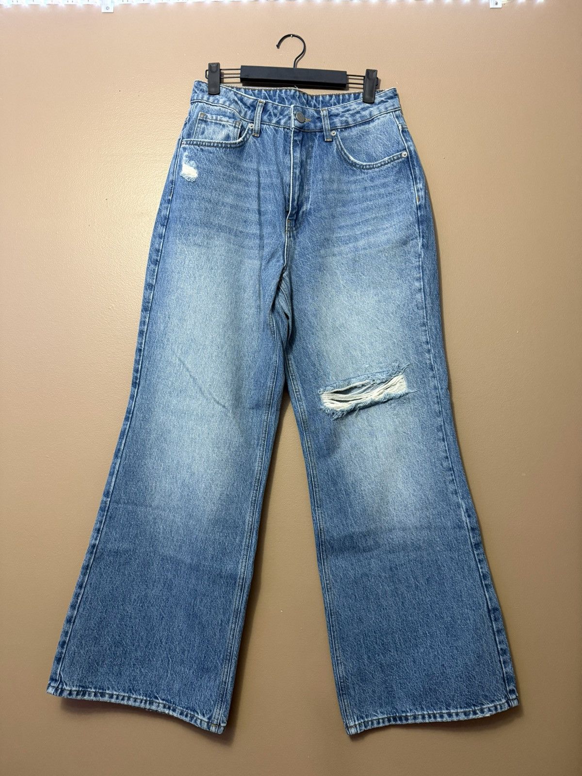 Pearled Ivory Pearled Ivory PI 1403 Distressed Sandblasted Blue Size 30 Size US 30 / EU 46 - 1 Thumbnail