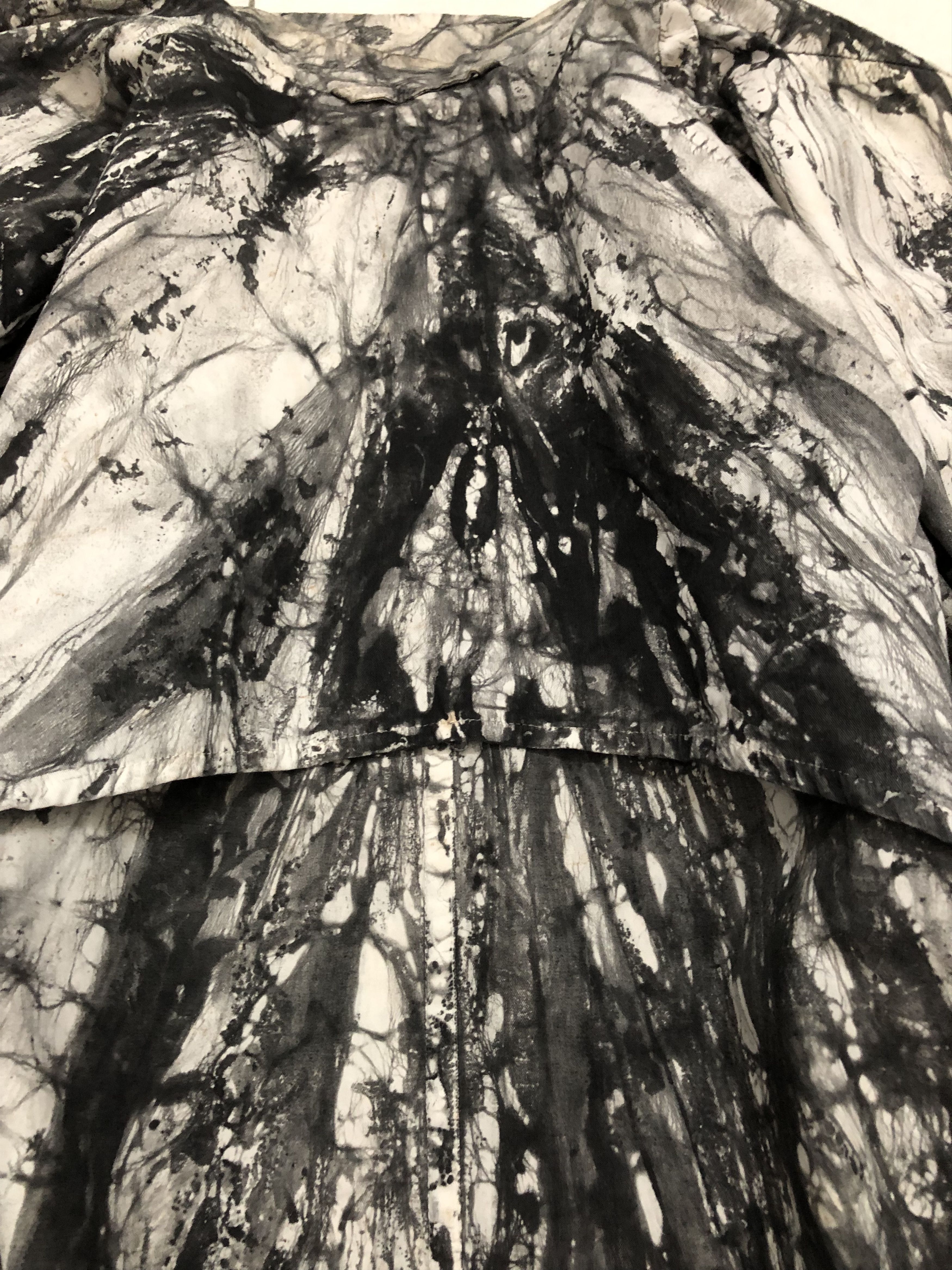 Designer × Issey Miyake SS94 Suminagashi-Dyed Cotton ISSEY MIYAKE MEN Size 50L - 9 Thumbnail