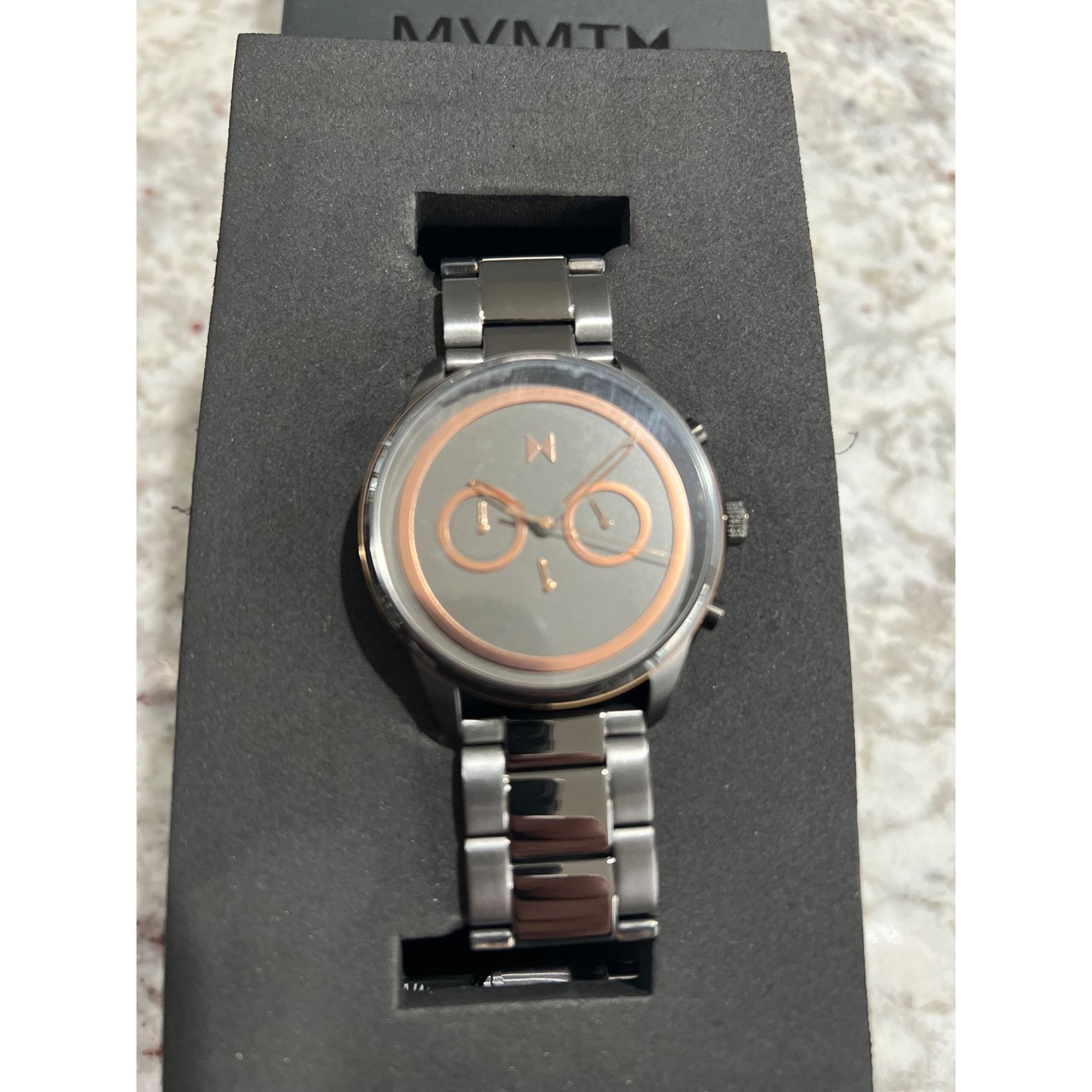 Mvmt MVMT Rose Gold Victor Gunmetal Men's Watch, 43mm - NWT Size ONE SIZE - 4 Thumbnail