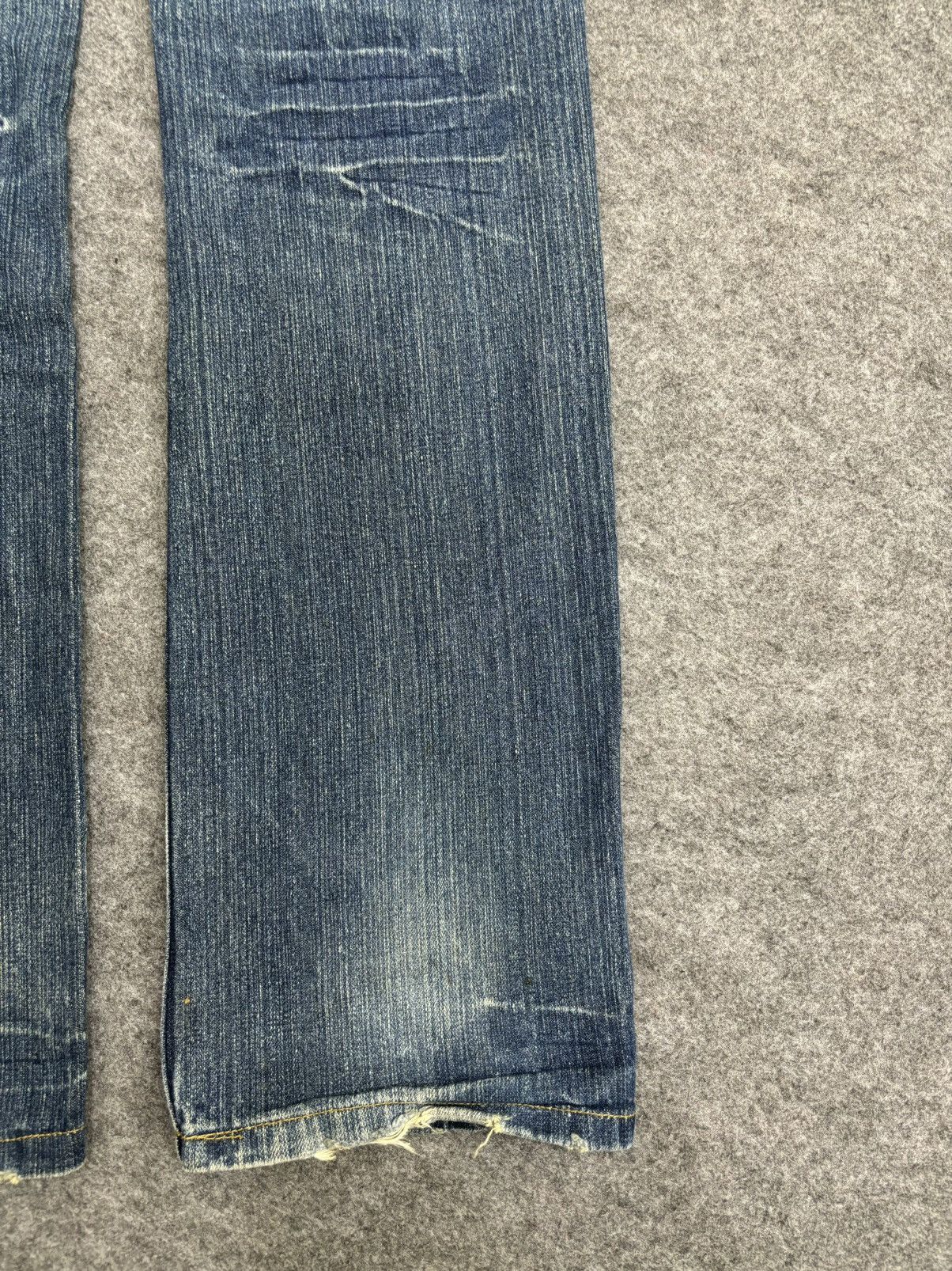 Japanese Brand 💥Insane Japan Style💥limited I💀Rock Distressed Denim F515 Size US 32 / EU 48 - 15 Thumbnail