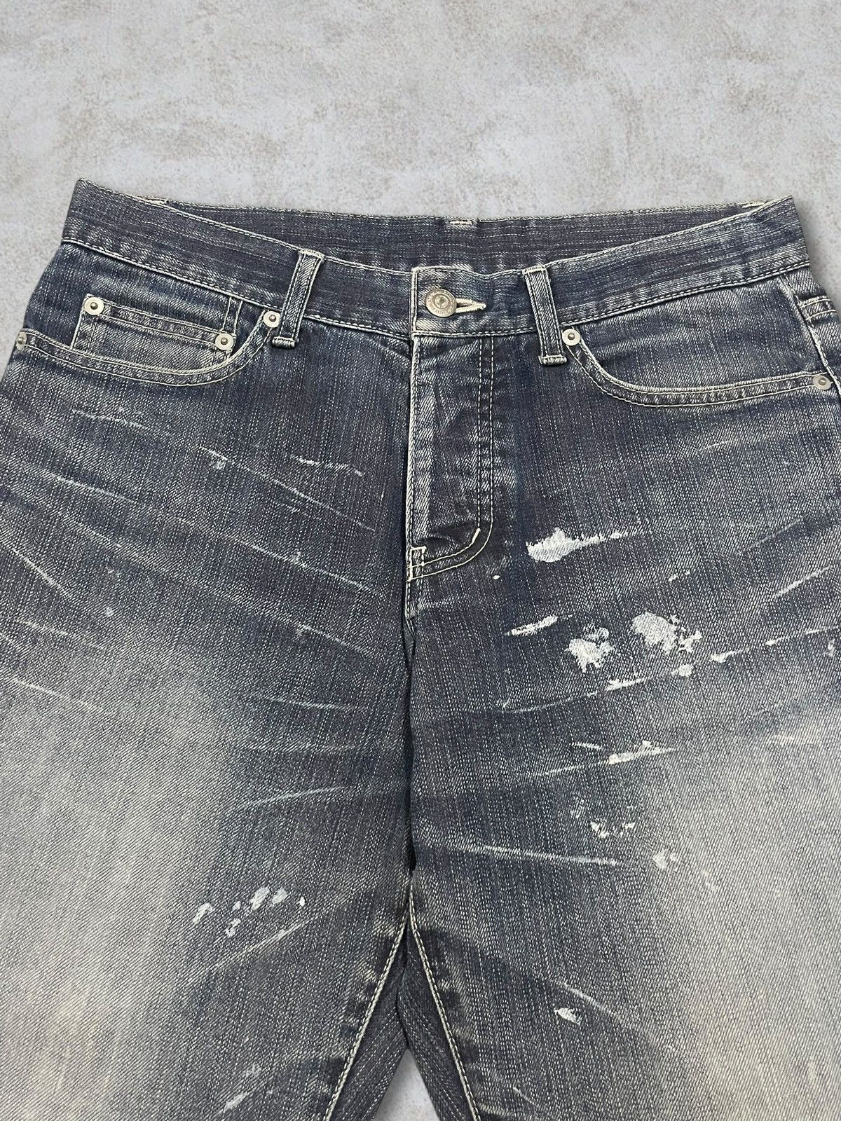 Tornado Mart Vintage Tornado Mart Paint Splatter Button Fly Bootcut Jeans Size US 30 / EU 46 - 4 Thumbnail
