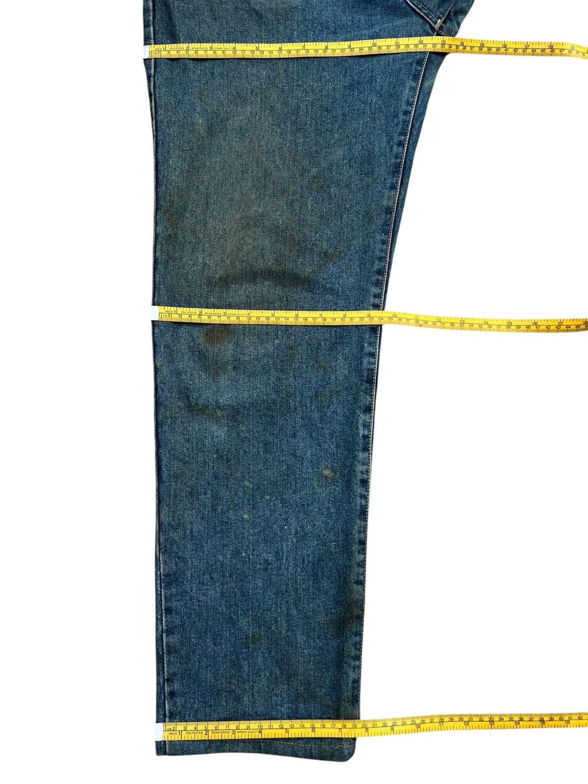 Edwin Vintage Edwin Distressed Mudwash Wide Denim Jeans 36x30 Size US 36 / EU 52 - 14 Thumbnail