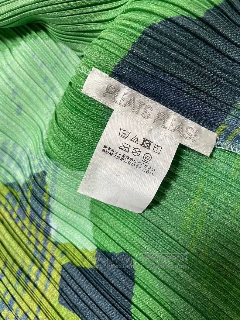 Issey Miyake Issey Miyake Green Meteorite Cardigan Size L / US 10 / IT 46 - 4 Thumbnail