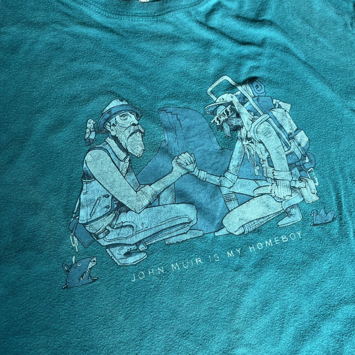 The North Face Vintage Y2K The North Face John Muir is my Homeboy Tee Shirt Size US XXL / EU 58 / 5 - 3 Thumbnail