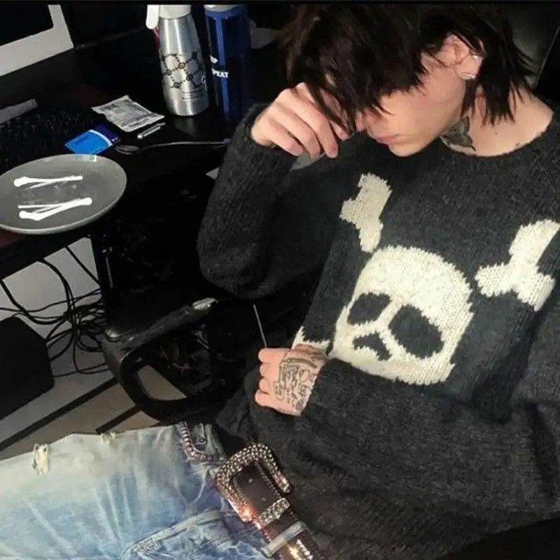 Japanese Brand Unisex Skull Sweatshirt Size US M / EU 48-50 / 2 - 4 Thumbnail