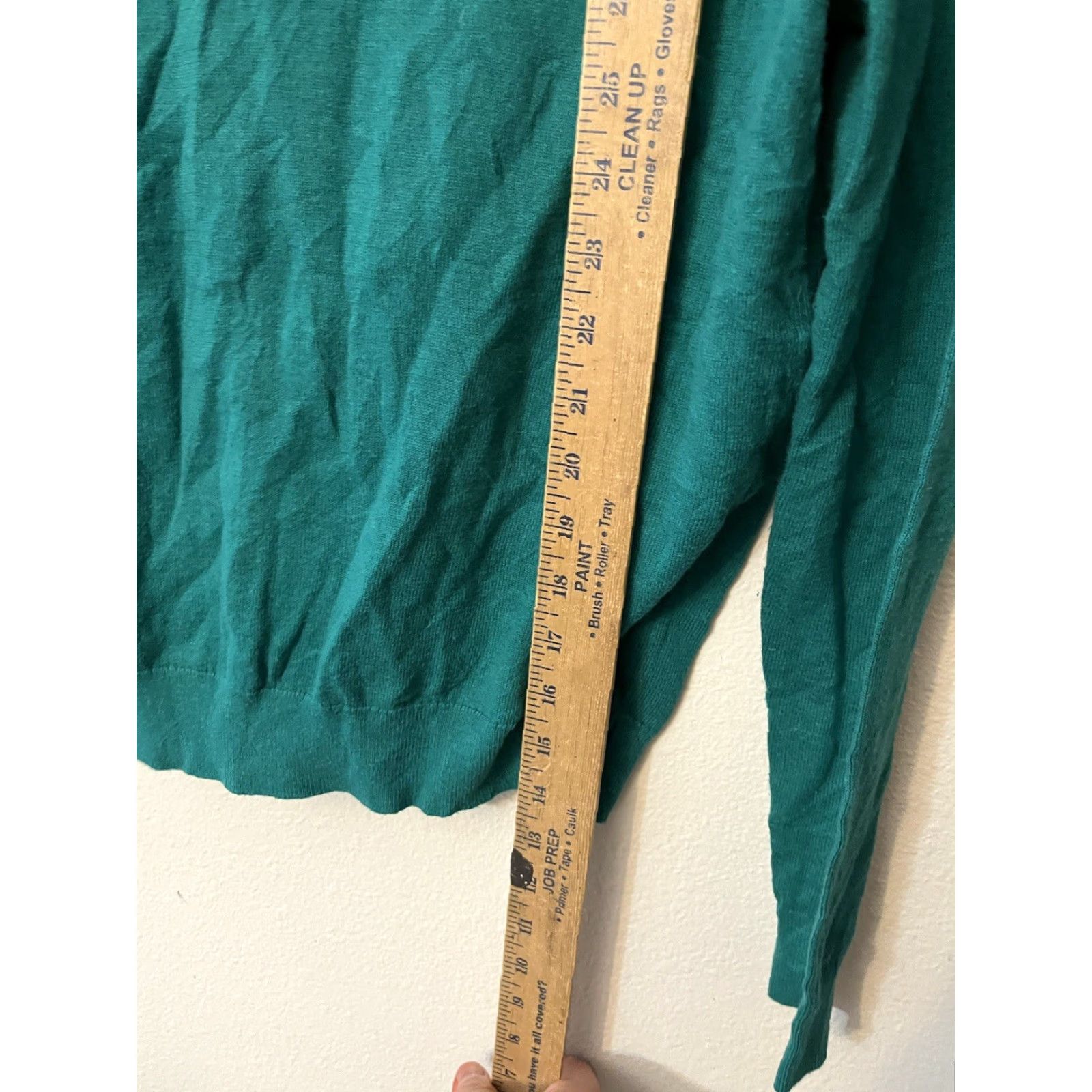 Banana Republic VINTAGE Banana Republic Women's Sweater Cardigan Long Sleeve S Green Solid All Seasons Classic Preppy Size S / US 4 / IT 40 - 4 Thumbnail