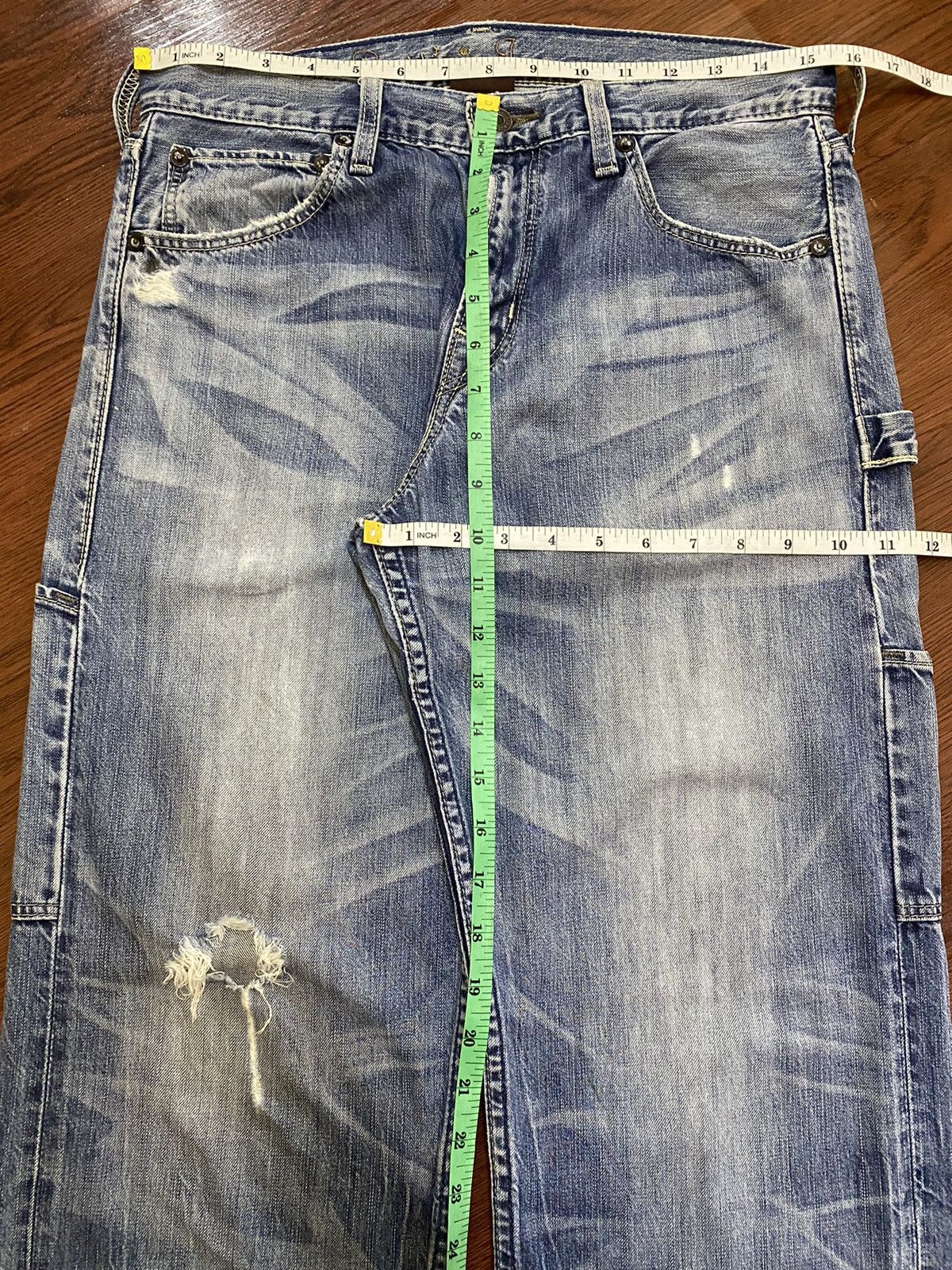 Levi's Vintage Clothing Vintage Levis Japan Blue Wash Workwear Jeans Size US 31 - 16 Thumbnail