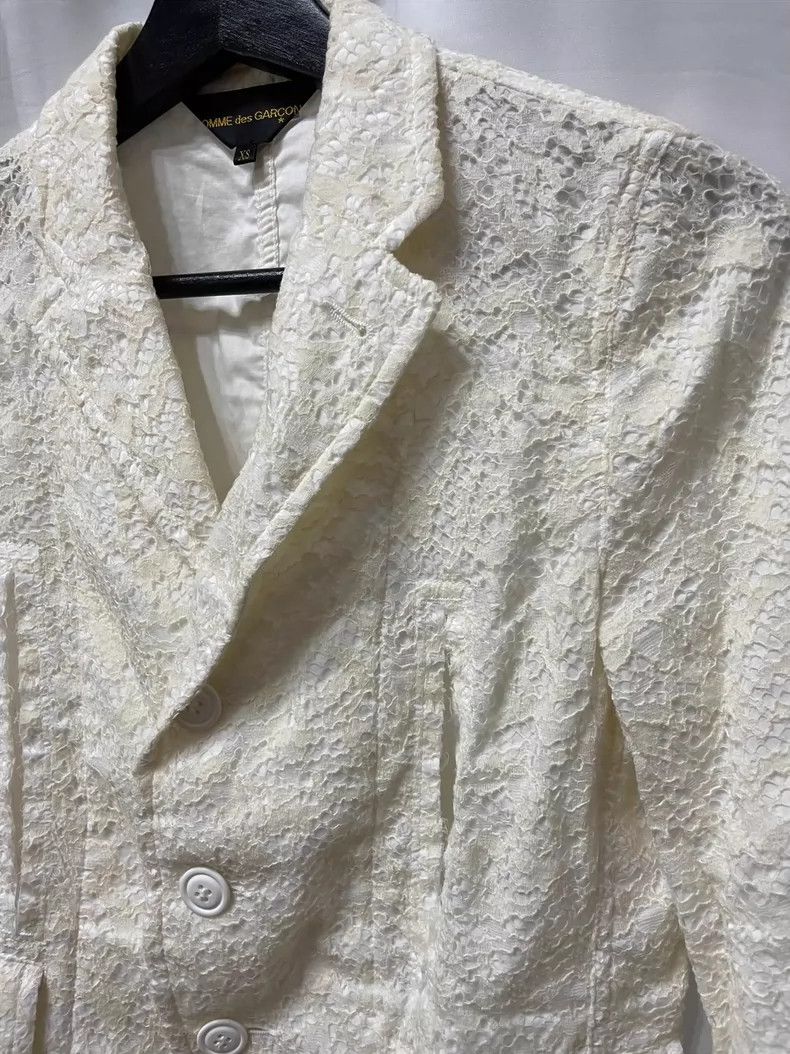 Comme des Garcons Comme Des Garcons Skinny lace beige three-quarter sleeve b Size XS / US 0-2 / IT 36-38 - 3 Thumbnail