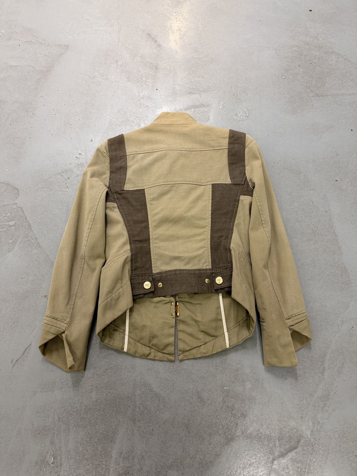 Marithe + Francois Girbaud Marithé François Girbaud Napoleon Military Panel Jacket Size XS / US 0-2 / IT 36-38 - 8 Thumbnail