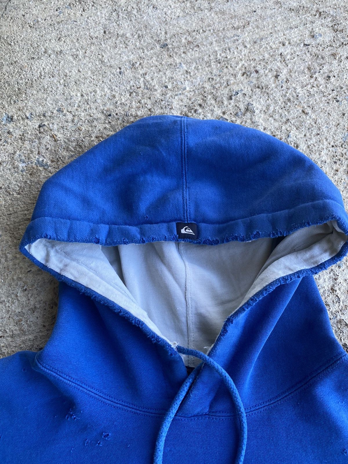 Quiksilver × Vintage Vintage Y2K Quiksilver Unique Distressed Essential Hoodie Size US L / EU 52-54 / 3 - 11 Thumbnail