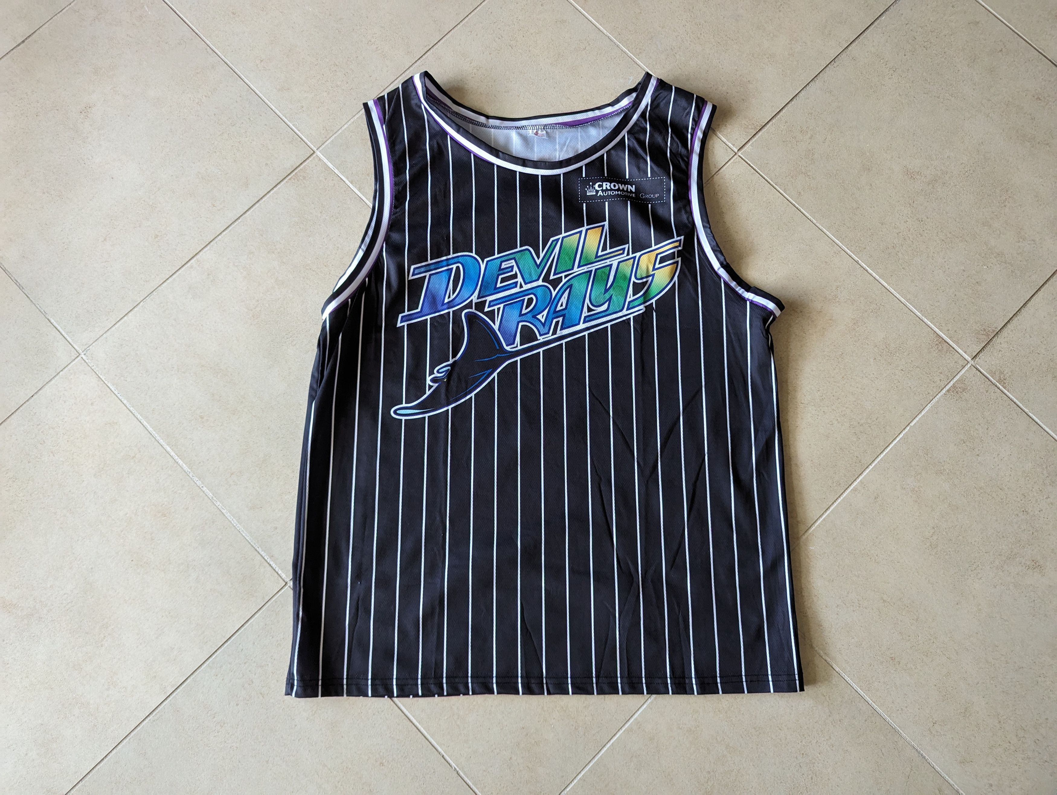 MLB × NBA MLB tank top jersey devil rays brett Phillips 35 Size US XL / EU 56 / 4 - 1 Thumbnail