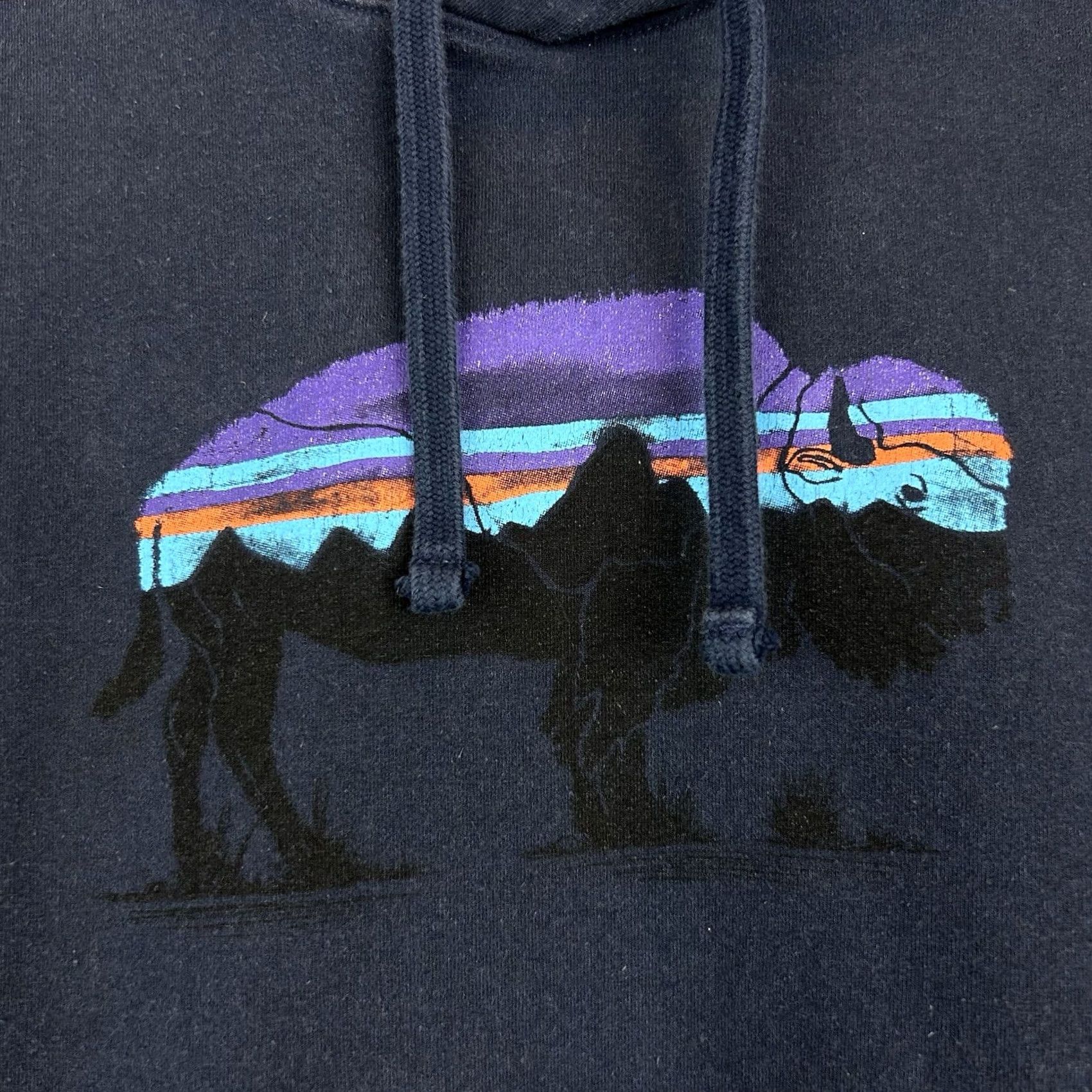 Patagonia Patagonia Hoodie Mens S Blue Fitz Roy Bison Uprisal Recycled Buffalo Size US S / EU 44-46 / 1 - 2 Thumbnail