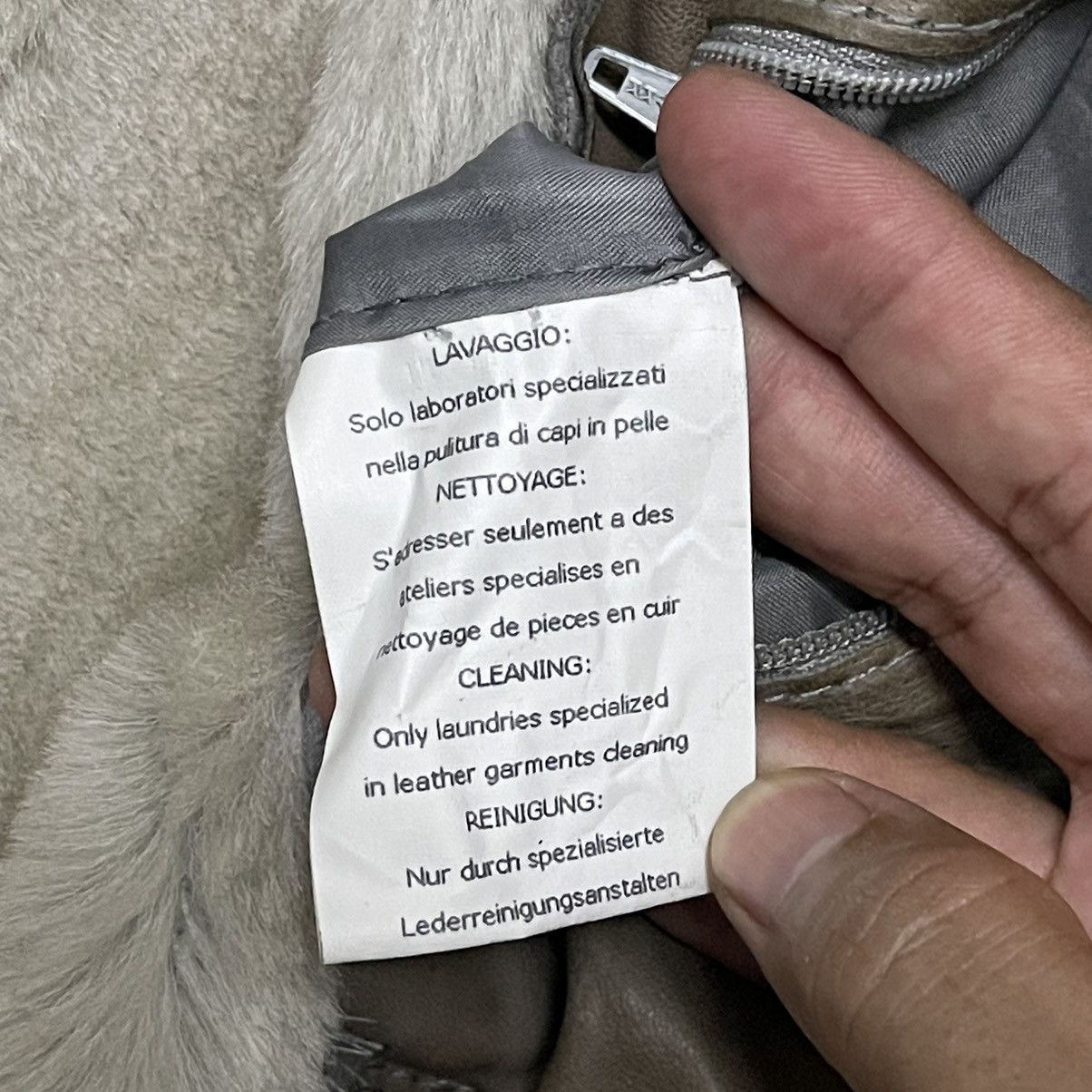 Gimo's Vintage GMS - 75 Cuir Leather Real Fur Lamb Shearling Jacket Size US L / EU 52-54 / 3 - 10 Thumbnail