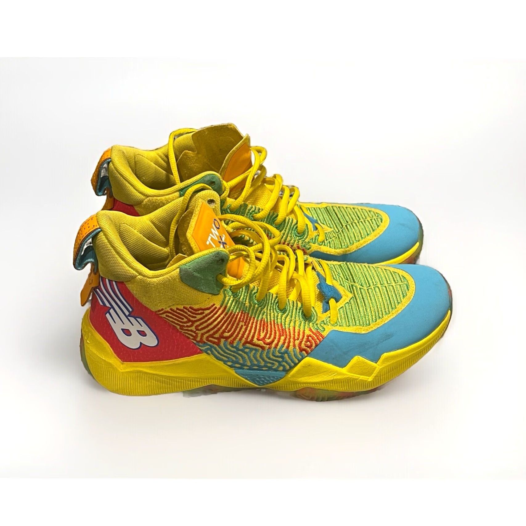 New Balance New Balance Two WXY Sz 9 Yellow Teal 2021 Size ONE SIZE - 4 Thumbnail