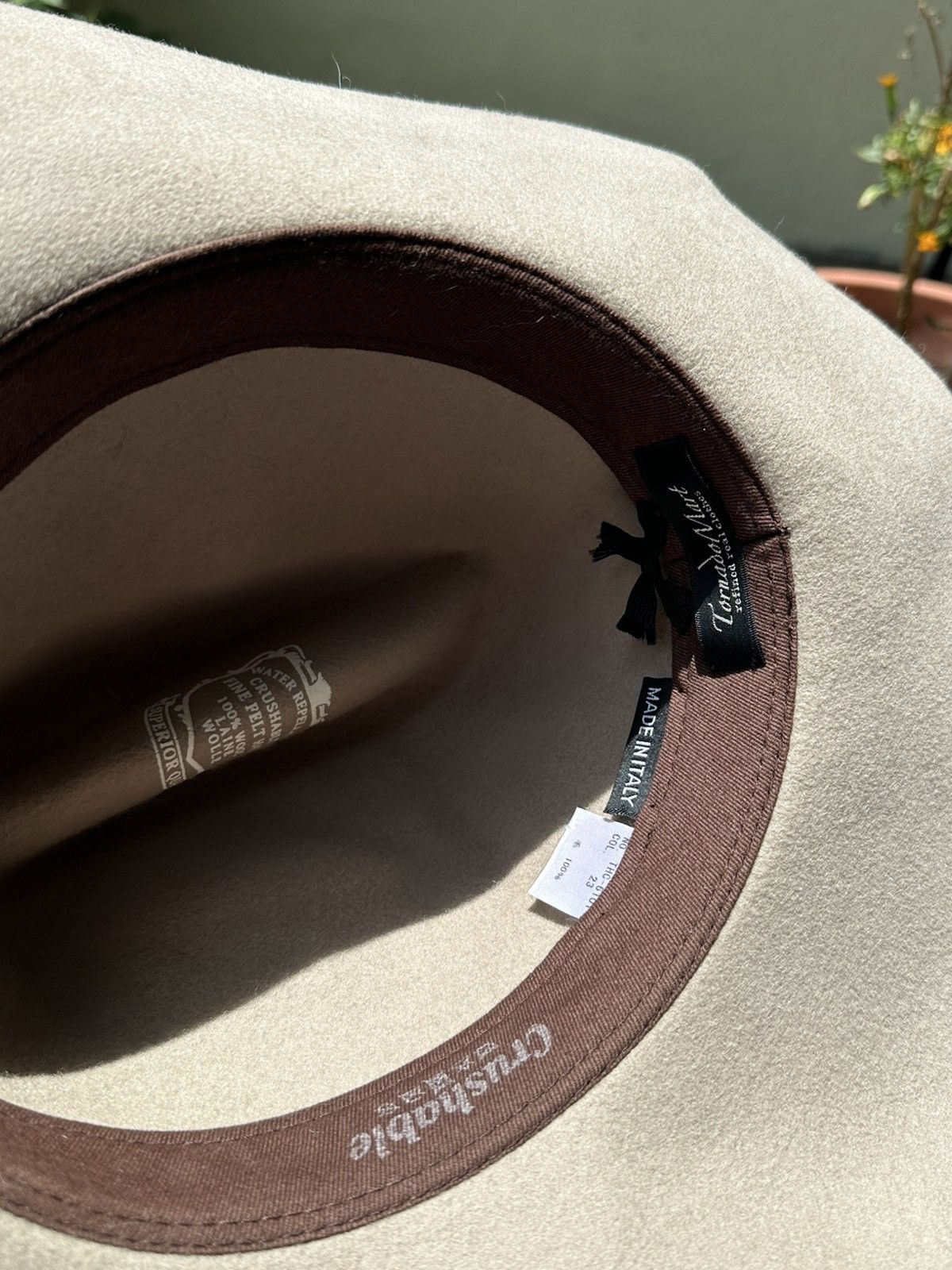 Japanese Brand × Tornado Mart 🇯🇵 Tornado Mart Fine Wool Felt Hat Crushable Size ONE SIZE - 5 Thumbnail