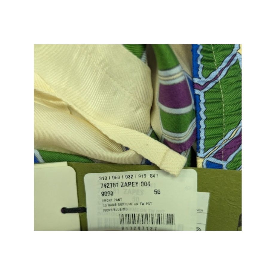 Gucci o1rshd1 Short Pants in Ivory/Blue Size US 34 / EU 50 - 23 Thumbnail