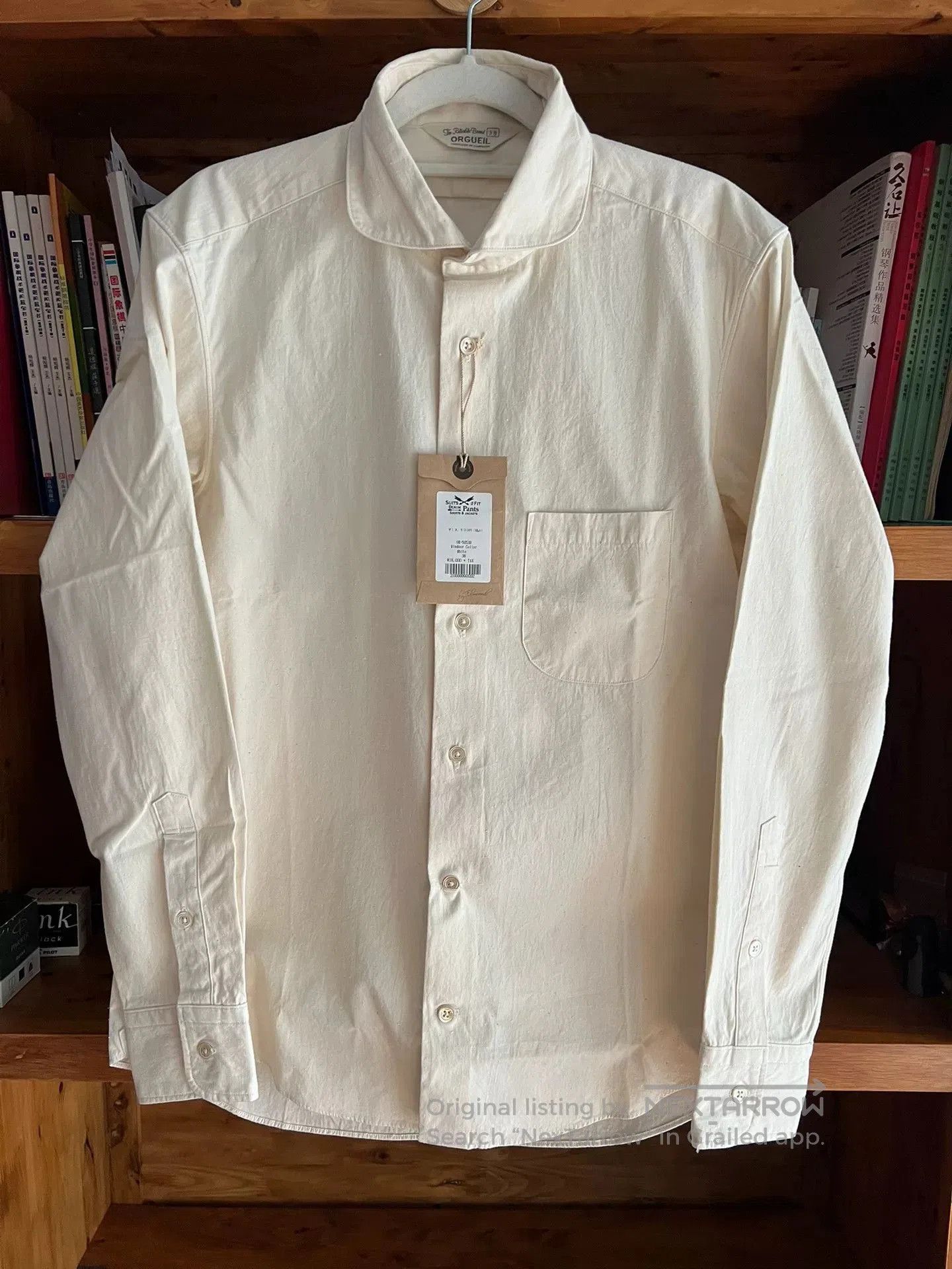 Orgueil Orgueil Windsor Collar Shirt for Men. Size US M / EU 48-50 / 2 - 1 Thumbnail