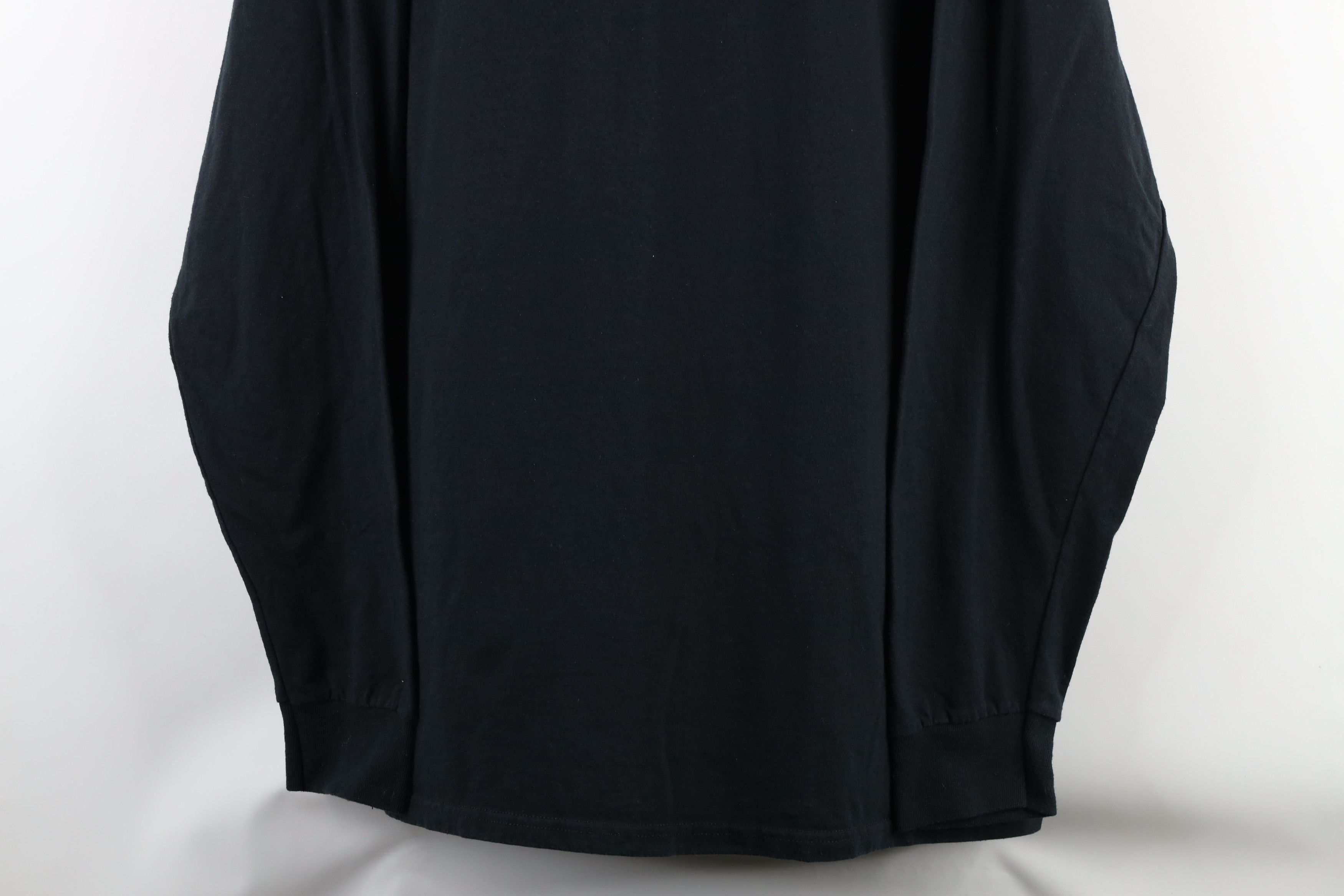 Vintage Vintage 90s Streetwear Long Sleeve T-Shirt Black Cotton Size US XXL / EU 58 / 5 - 3 Thumbnail