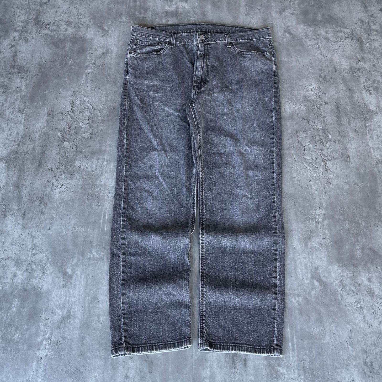 Levi's × Levi's Vintage Clothing × Vintage Vintage Y2K Levi’s 541 Faded Grey Grunge Opium Denim Jeans Size US 39 - 2 Thumbnail