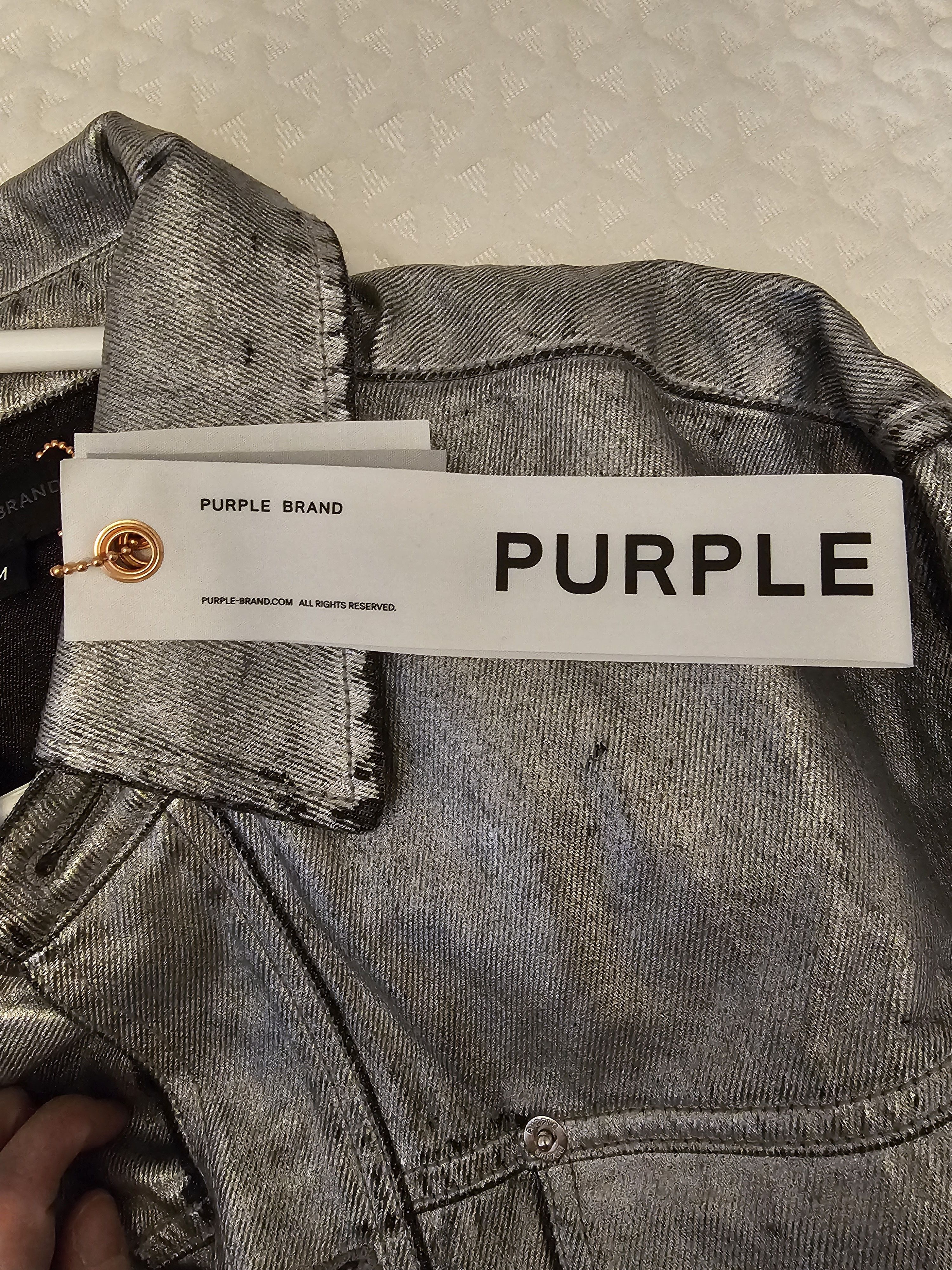Purple Brand Purple Mens oversized Buttondown Long-sleeve Shirt Size US M / EU 48-50 / 2 - 8 Thumbnail