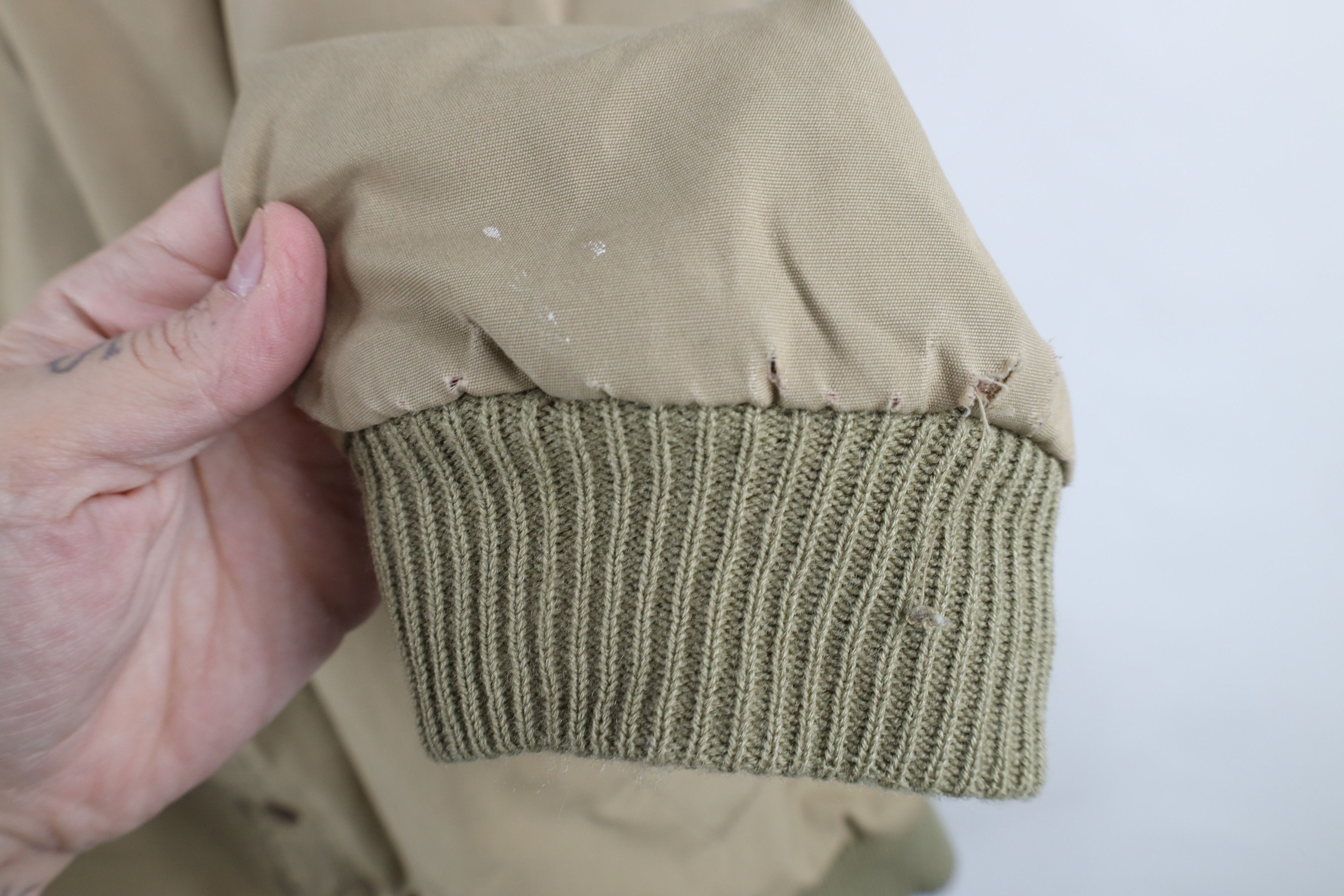 Lacoste × Vintage Vintage 80s Izod Lacoste Logo Lined Hooded Jacket Beige Size US XL / EU 56 / 4 - 7 Thumbnail