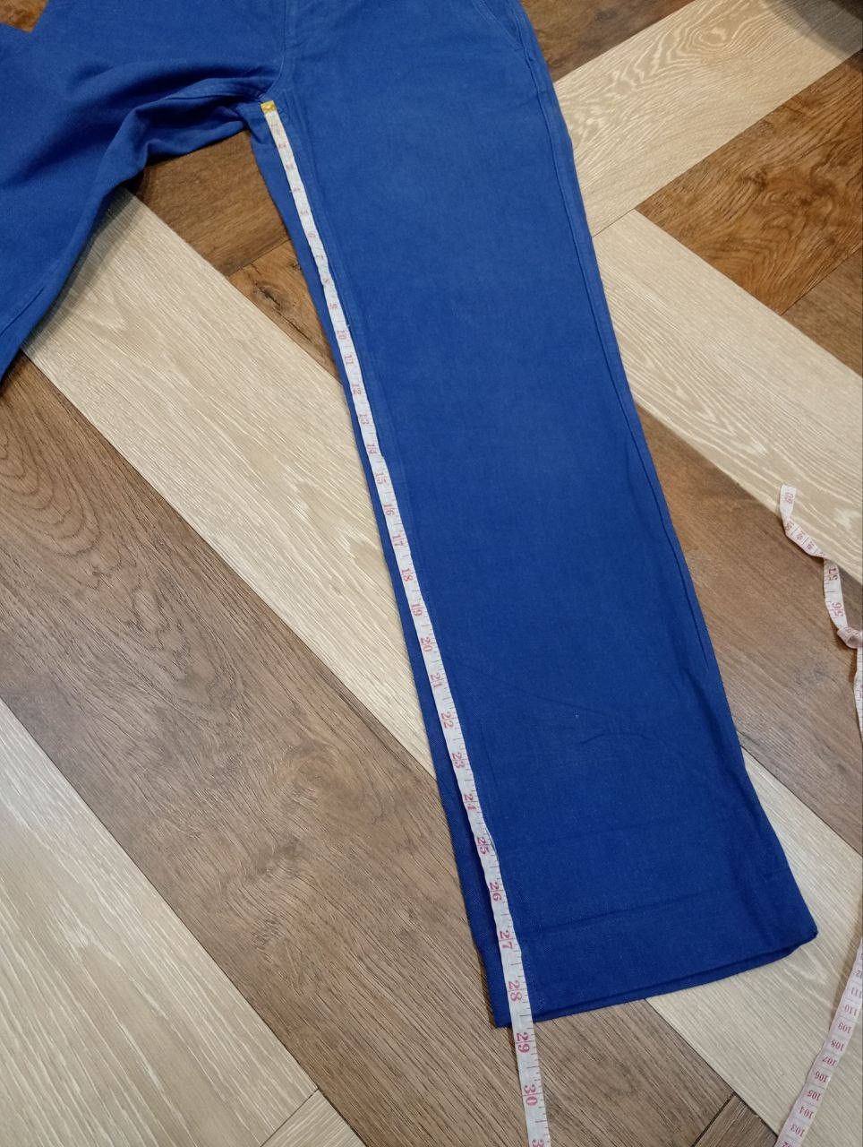Margaret Howell MARGARET HOWELL BLUE COTTON PANTS Size US 30 / EU 46 - 12 Thumbnail