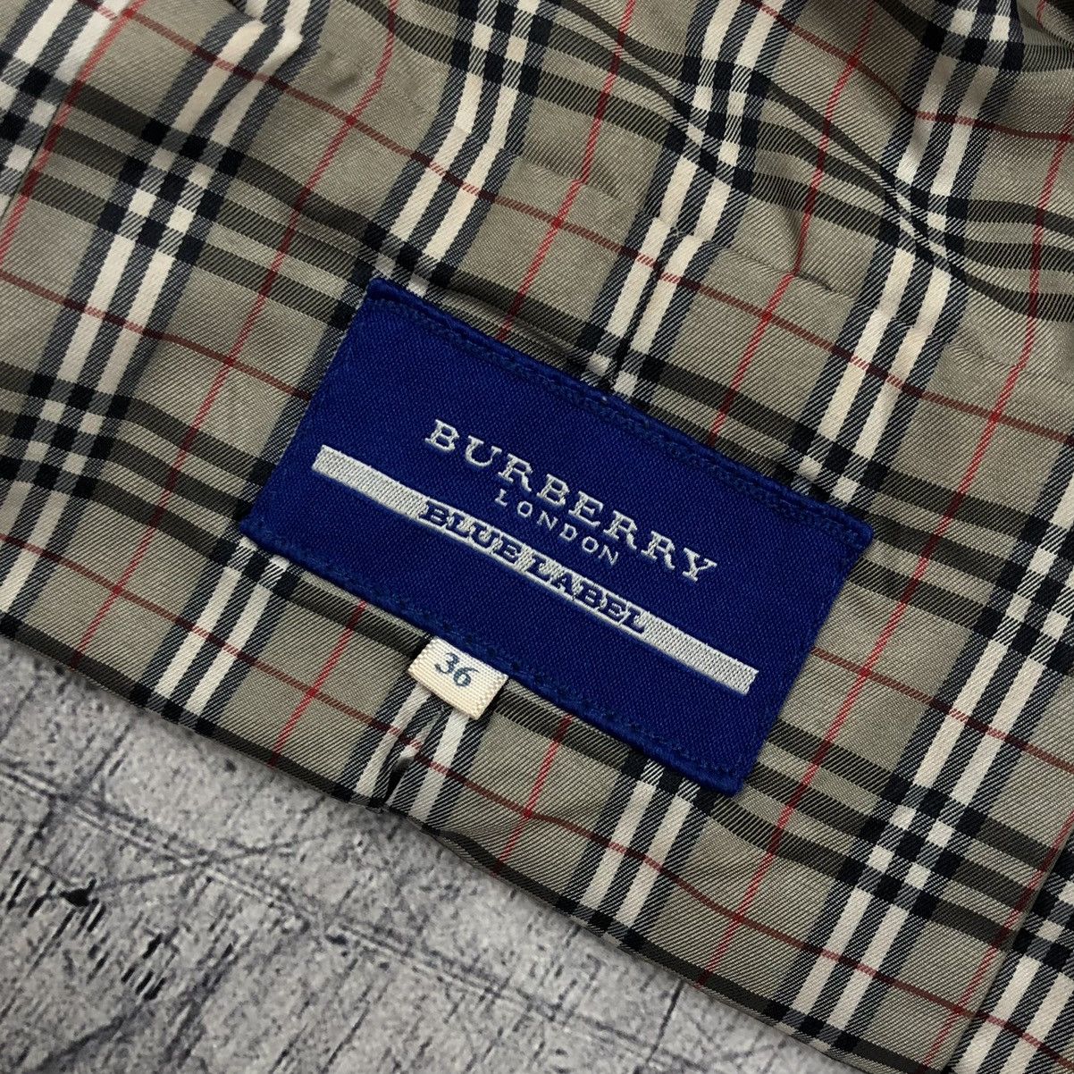Burberry Vintage 90s Burberry Blue Label Japan Duffle Coat Nova Check Size S / US 4 / IT 40 - 5 Thumbnail