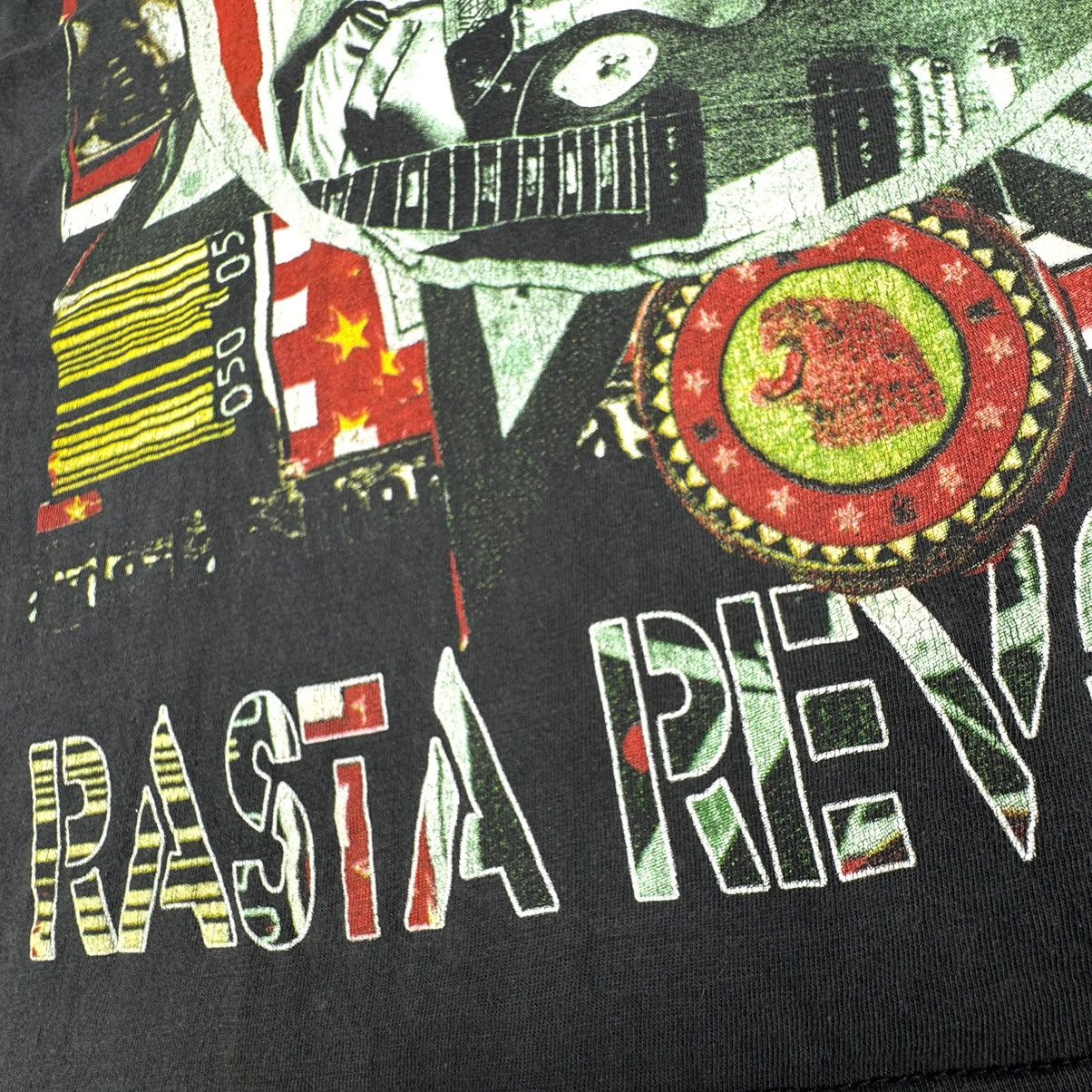 Bob Marley Vintage 90s Bob Marley Rasta Revolution Rare Euro T Shirt Size US XL / EU 56 / 4 - 5 Thumbnail