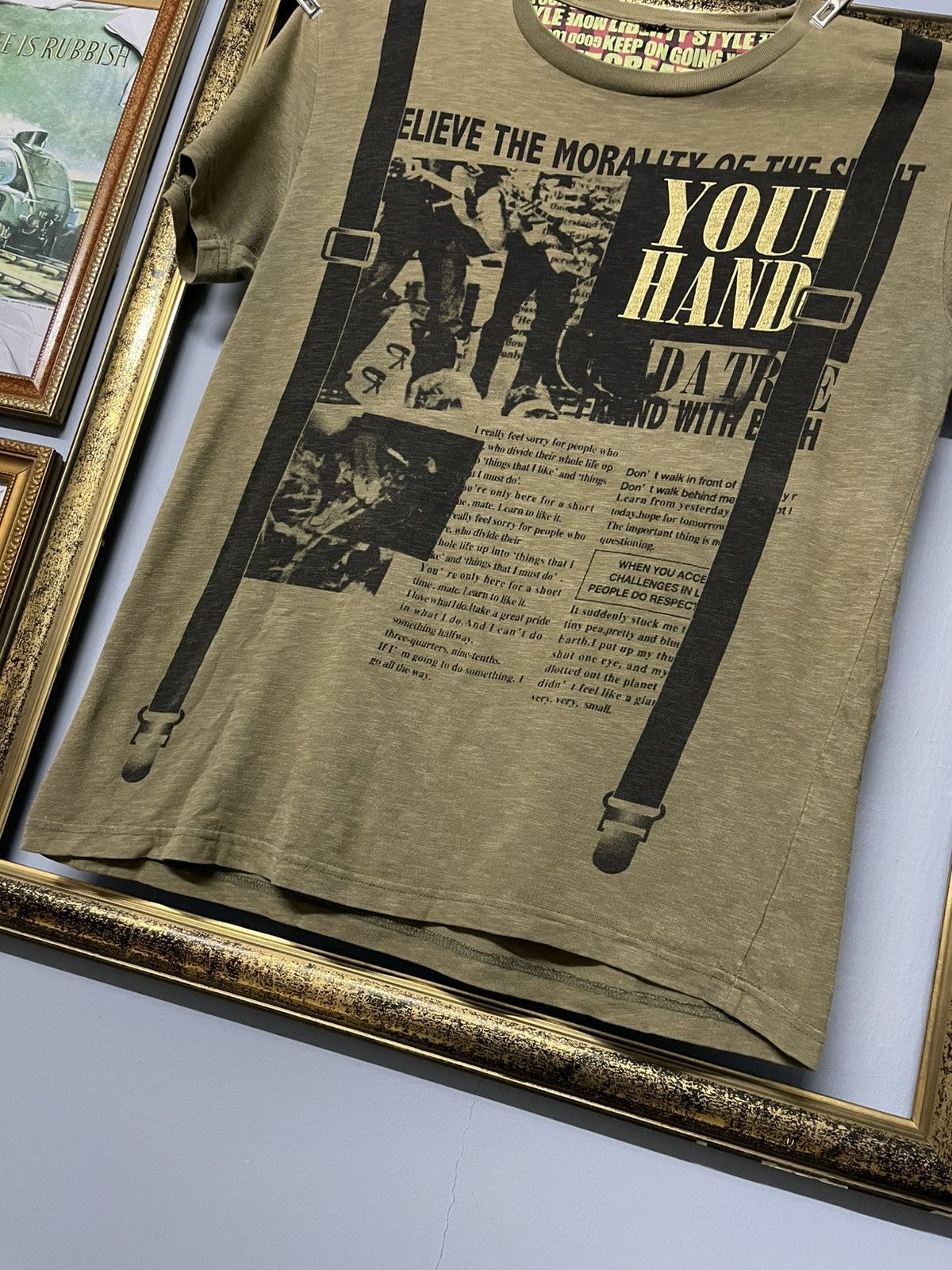 Designer × Japanese Brand × Vintage Vintage 90s Japan Designer Liberty Believe The Morality Tee Size US M / EU 48-50 / 2 - 3 Thumbnail