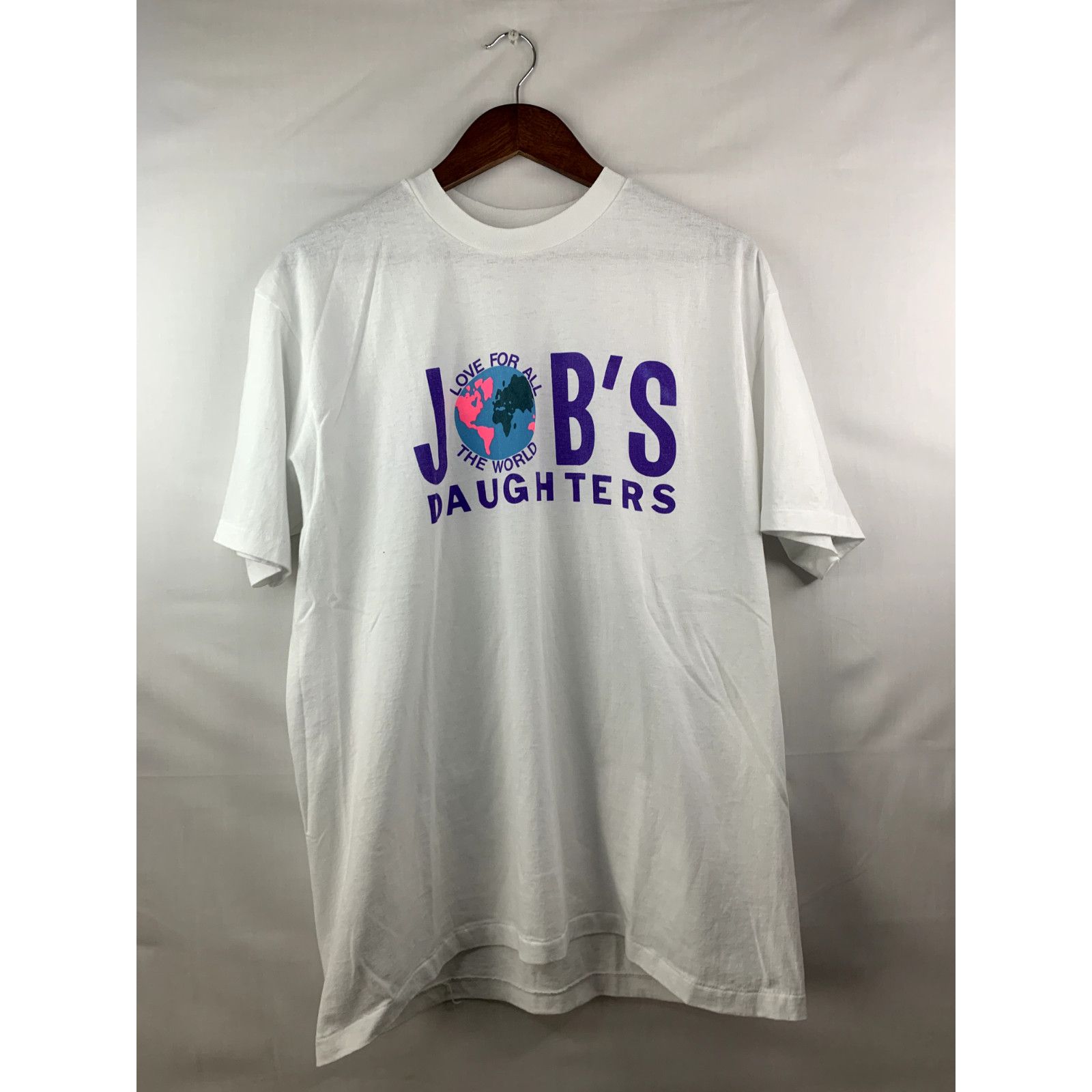 Hanes Vintage Job's Daughters XL Love For All The World VTG Size US XL / EU 56 / 4 - 1 Thumbnail