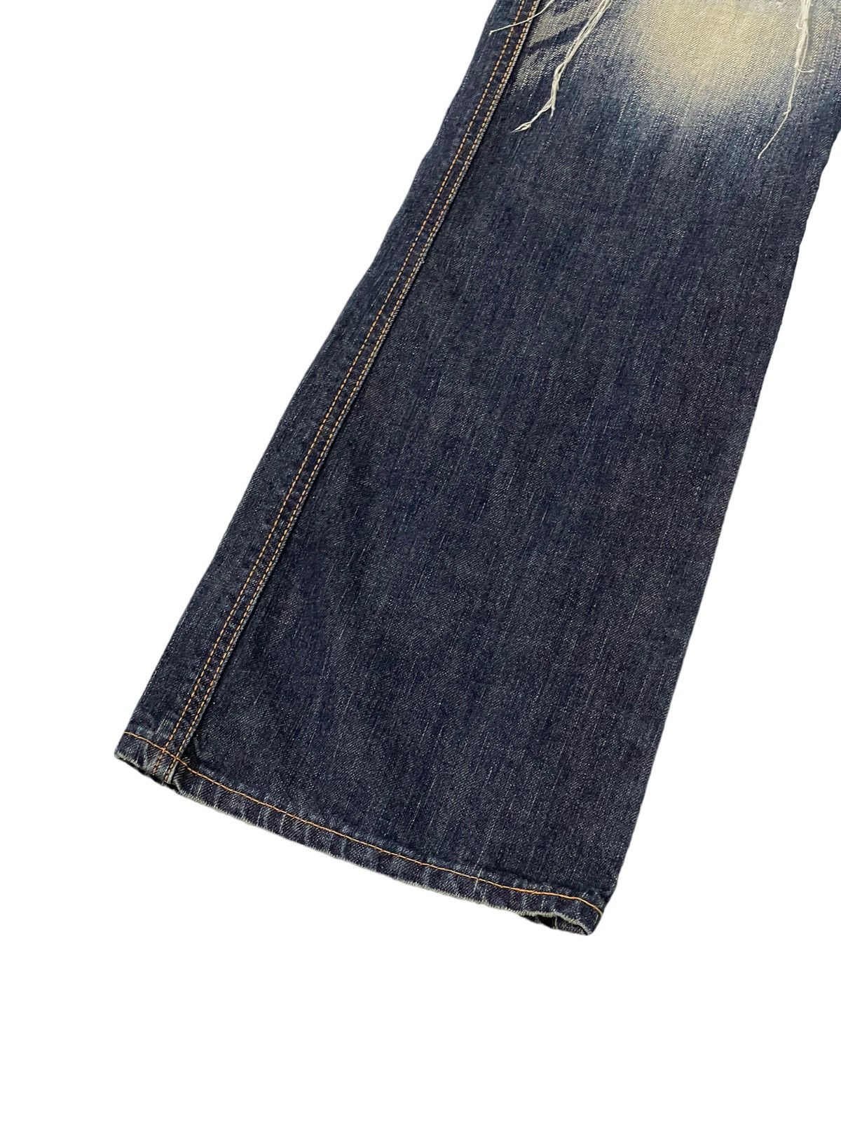 Edwin Flare Jeans Edwin Japan Mud Wash Distress Boot Cut 7🟦8 Size US 32 / EU 48 - 5 Thumbnail