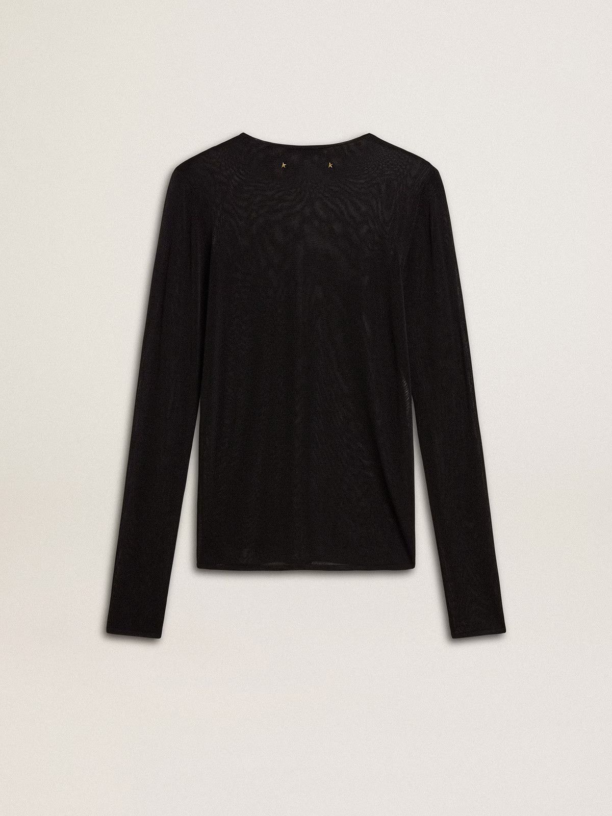 Golden Goose o1s22i1n1224 Slim Fit Crewneck Sweater in Black Size M / US 6-8 / IT 42-44 - 4 Thumbnail
